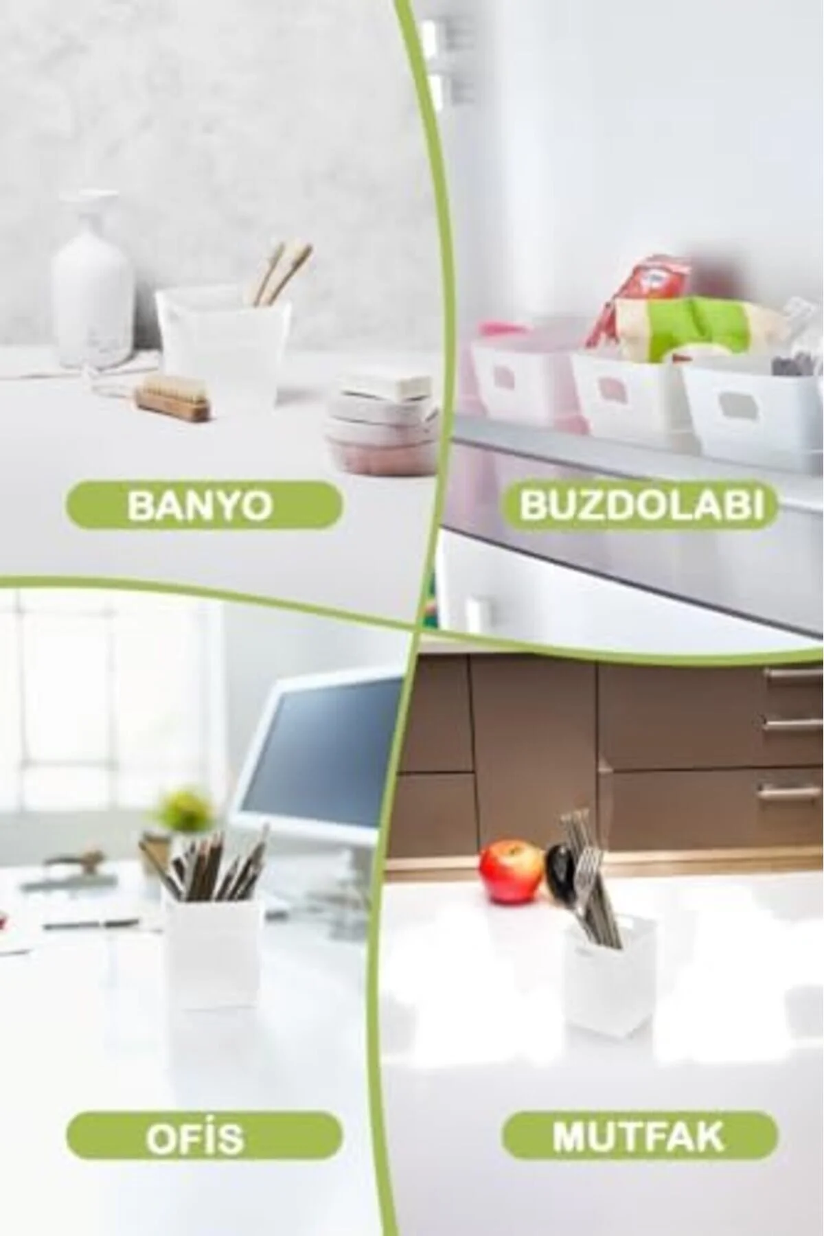 قطعات یدکی لوازم خانگی بزرگ DISCOUNTAWM LIFE 12 PIECES INSIDE DOOR ORGANIZER AND BATHROOM MIT1104 1203476 BRF