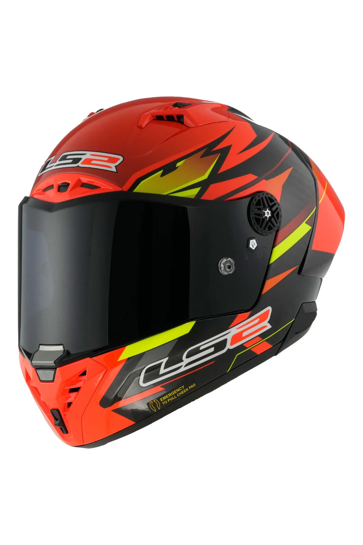 کلاه کاسکت موتورسیکلت ایمنی THUNDER CARBON GP AERO FIRE RED BLACK LS2