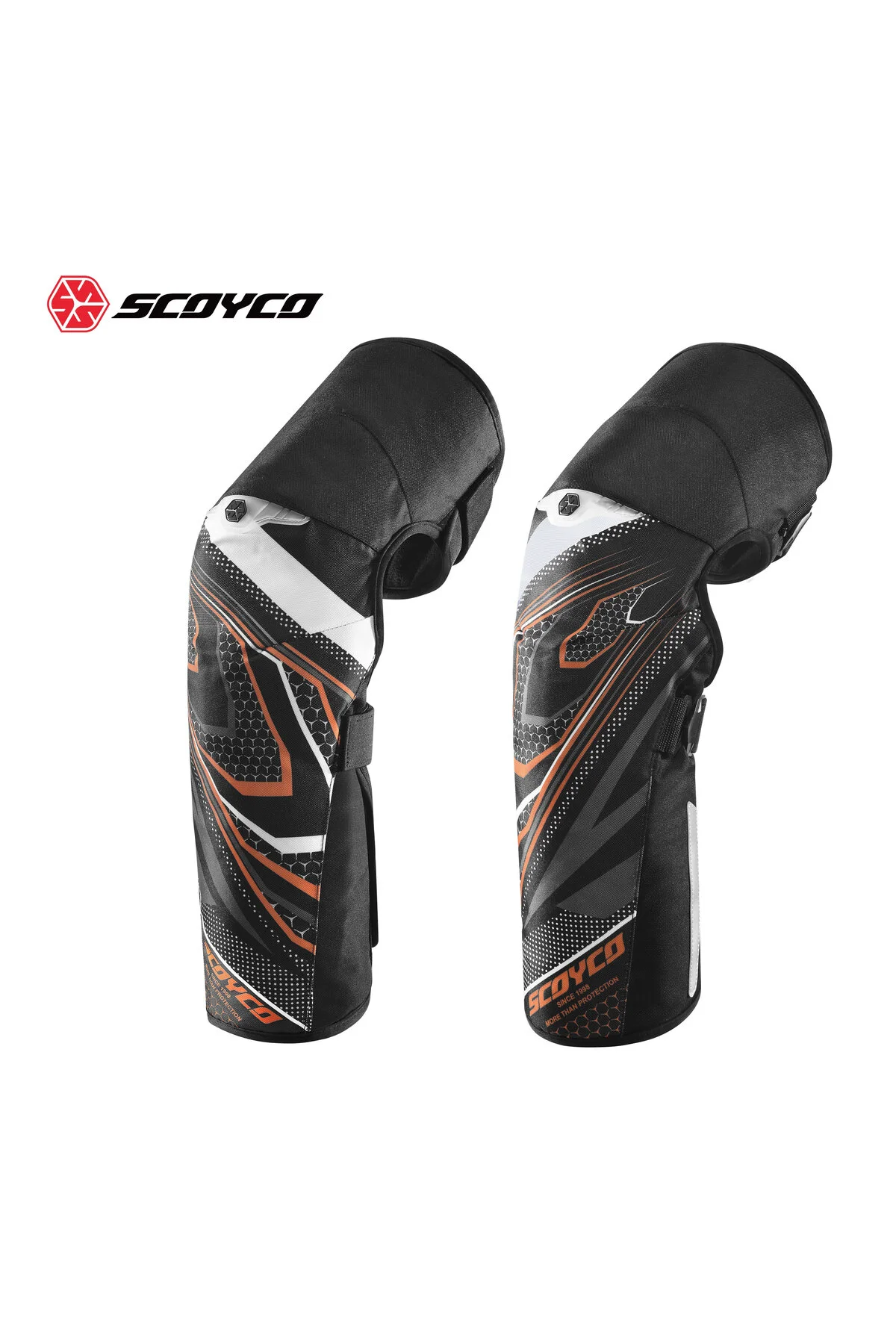 محافظ زانو موتورسیکلت K40 نارنجی اورجینال Scoyco