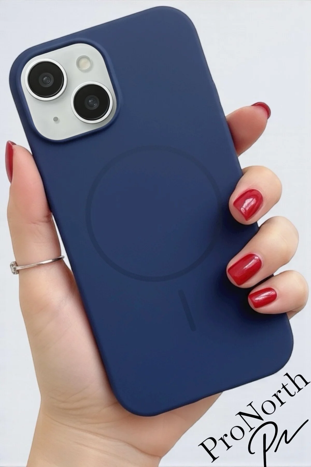 کاور و قاب سیلیکونی مایع PREMIUM سازگار با IPHONE 13 14 پشتیبانی از شارژ بی سیم ProNorth