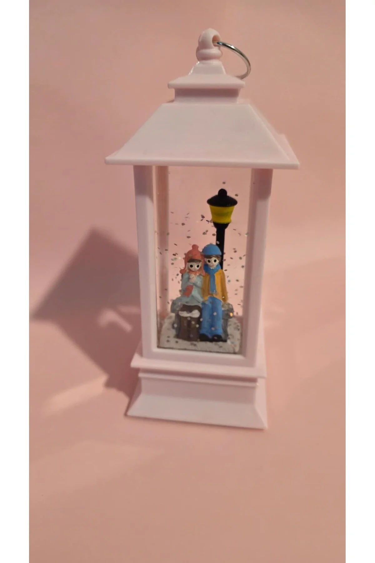 گوی برفی WINTER TALE ILLUMINATED BOOTH TELEPHONE SNOW GLOBE WITH LOVER FIGUR از ترکیه shop