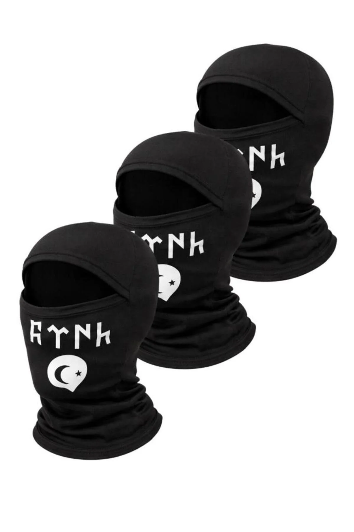 ماسک و بالاکلاوا مردانه زنانه THERMAL FLEECE BALACLAVA BEANIE – UNISEX COLD WEATHER SNOW MASK بسته 3 عددی 0 چاپ شده SİNGLE SWORD