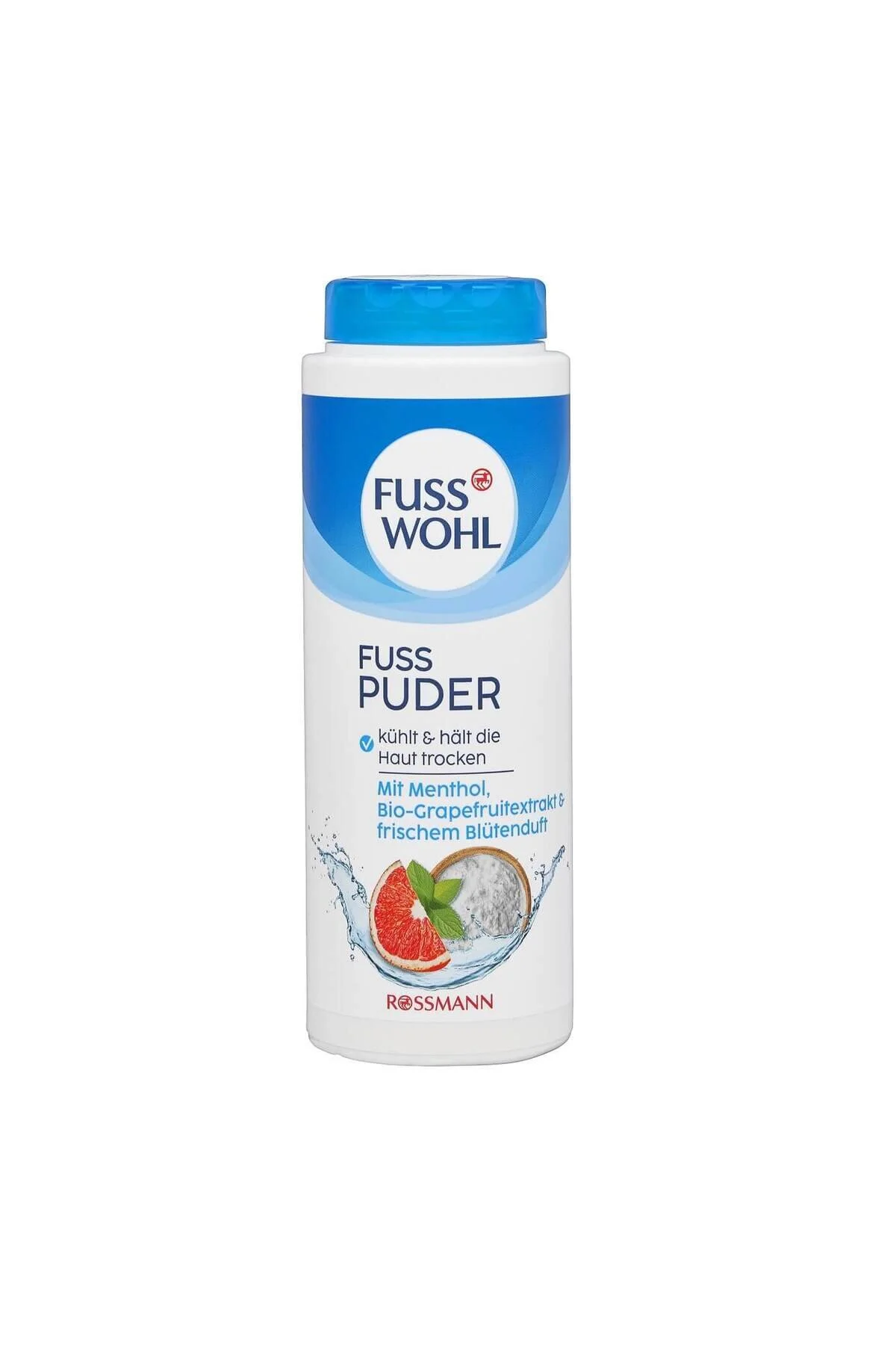 بوگیر پا پودر با رایحه گل تازه 100 گرم Fusswohl