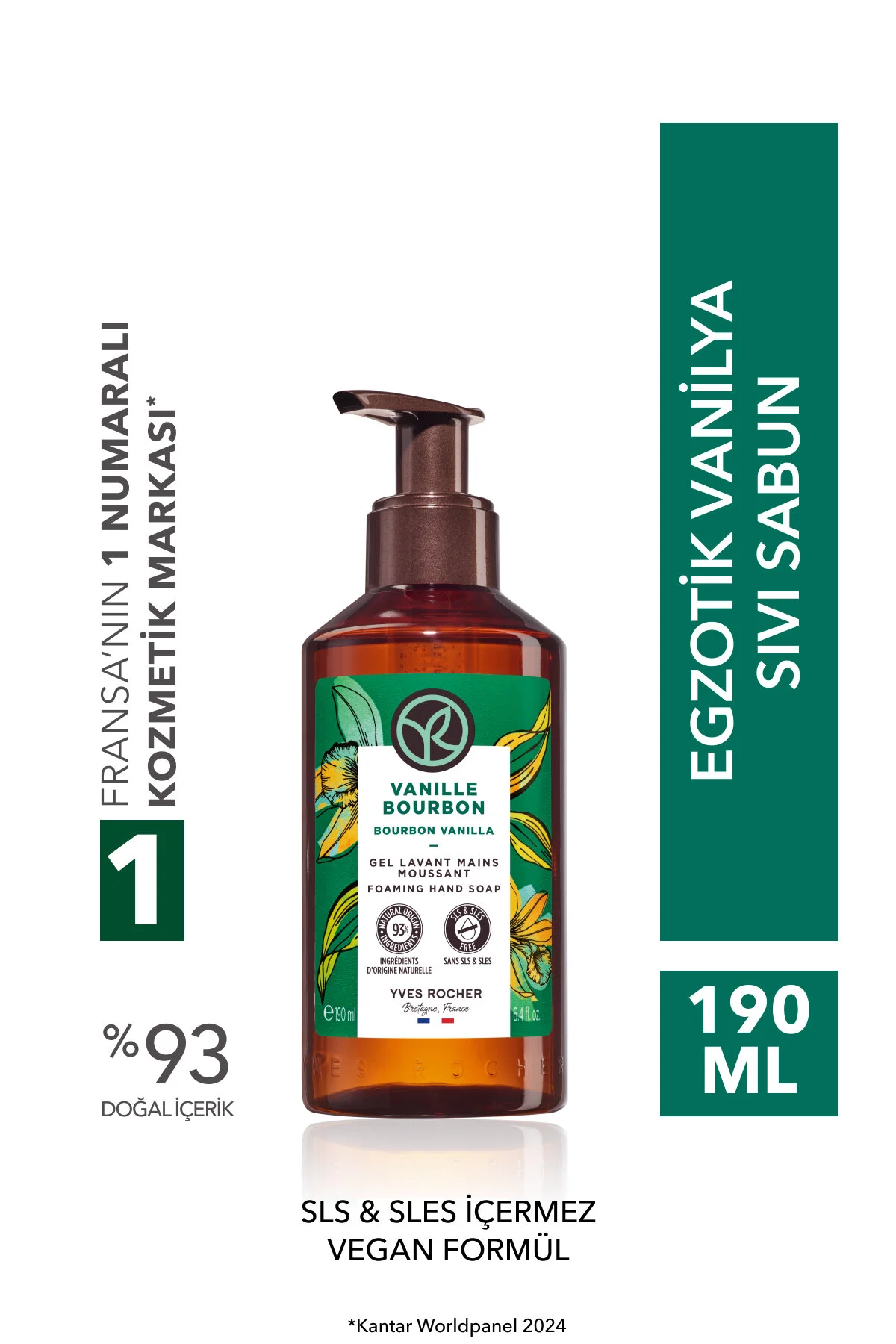 صابون مایع وانیل عجیب و غریب 190ML 39456 Yves Rocher