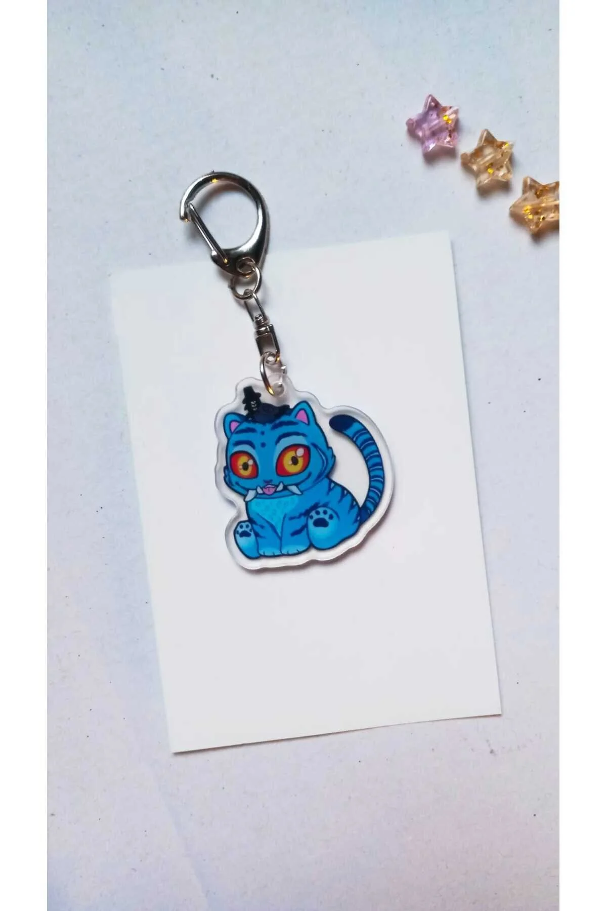 جلیقه کلید KPOP DEMON HUNTERS DERPY TIGER و SUSSIE KEYCHAIN Atölye Moonlit