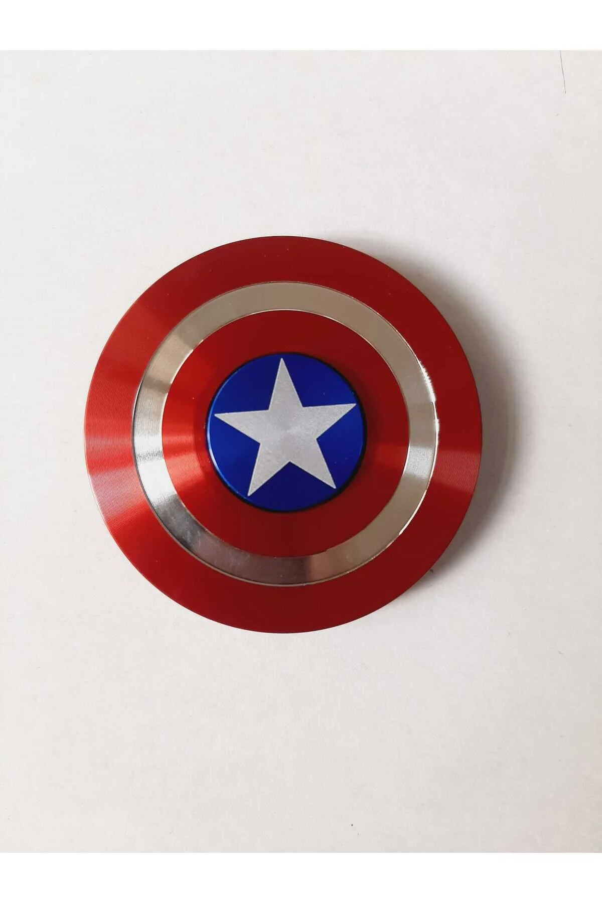 اسباب بازی های فیگور دیگر فیجت اسپینر فلزی ممتاز با انگشتی CAPTAIN AMERICA SHIELD قرمز bir sürü eşya pak market