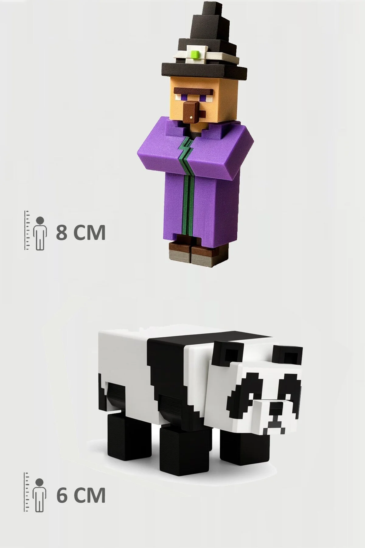 اسباب بازی های فیگور دیگر MINECRAFT WITCH AND GHAST V2 SET MOVABLE JOINTED FIGUR FigürDizayn