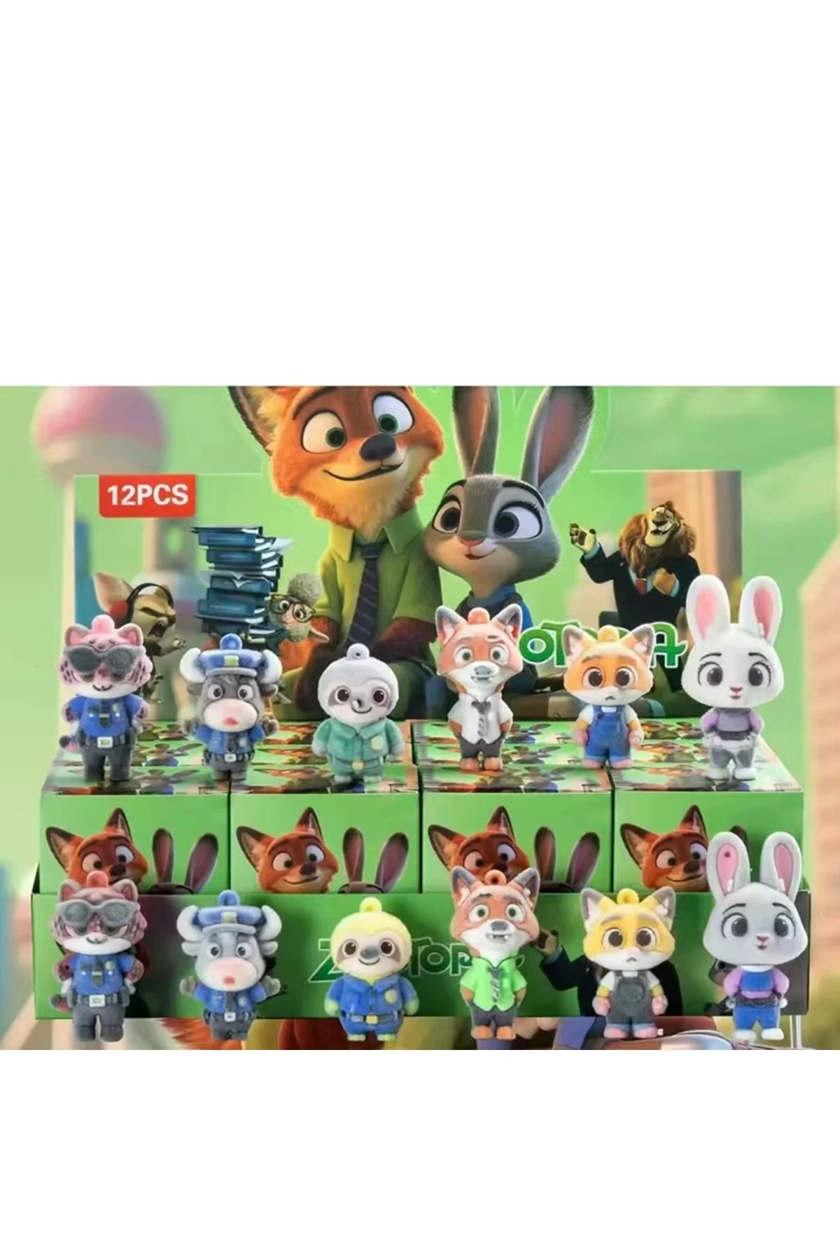 جلیقه کلید جاکلیدی خزدار سبک مینی طرح دار ZOOTOPIA – سری ویژه با کیفیت عالی Miruva