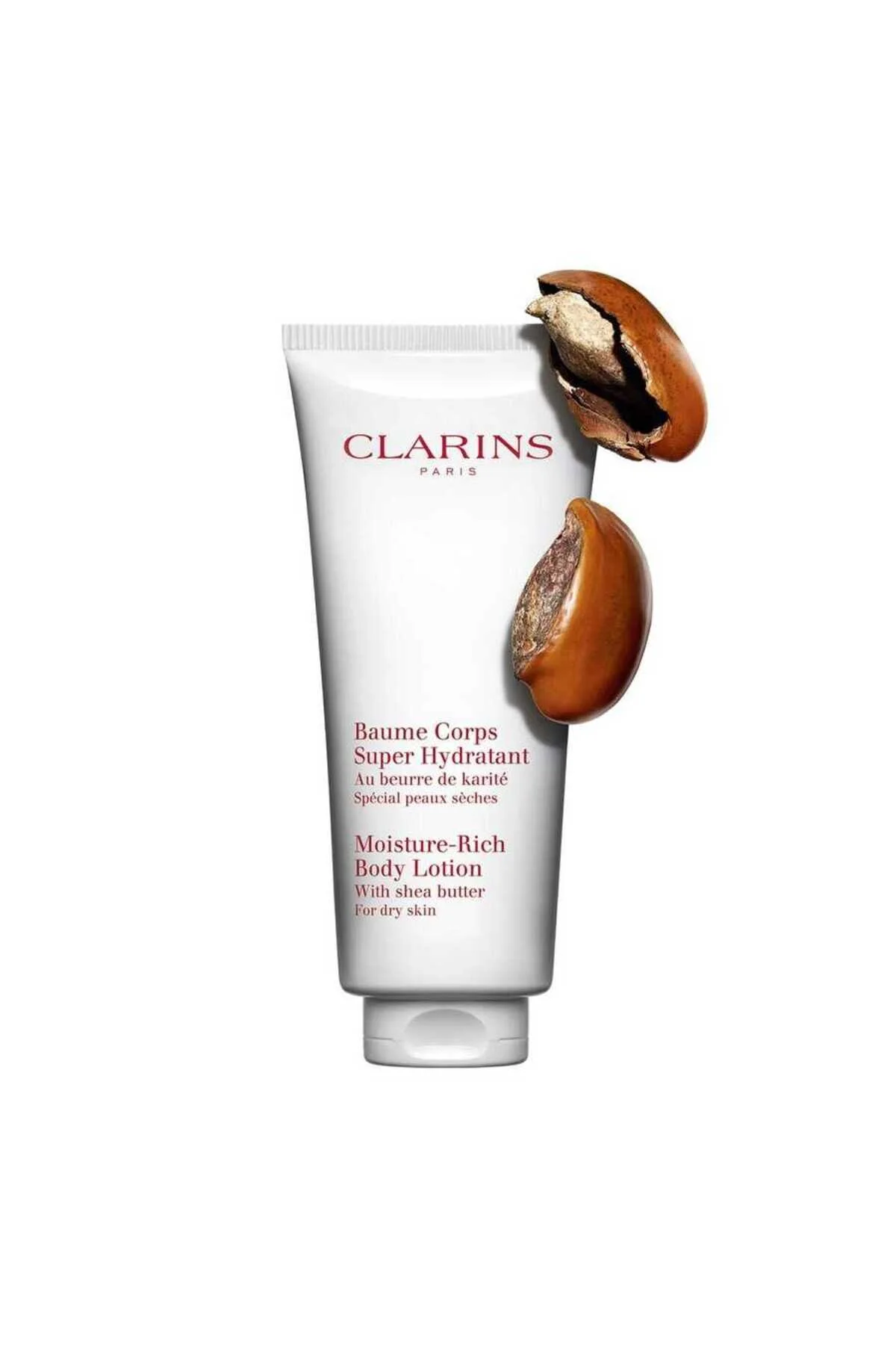 Clarins مرطوب کننده بدن برای همه انواع پوست لوسیون مرطوب کننده بدن غنی از رطوبت 200 میلی لیتر