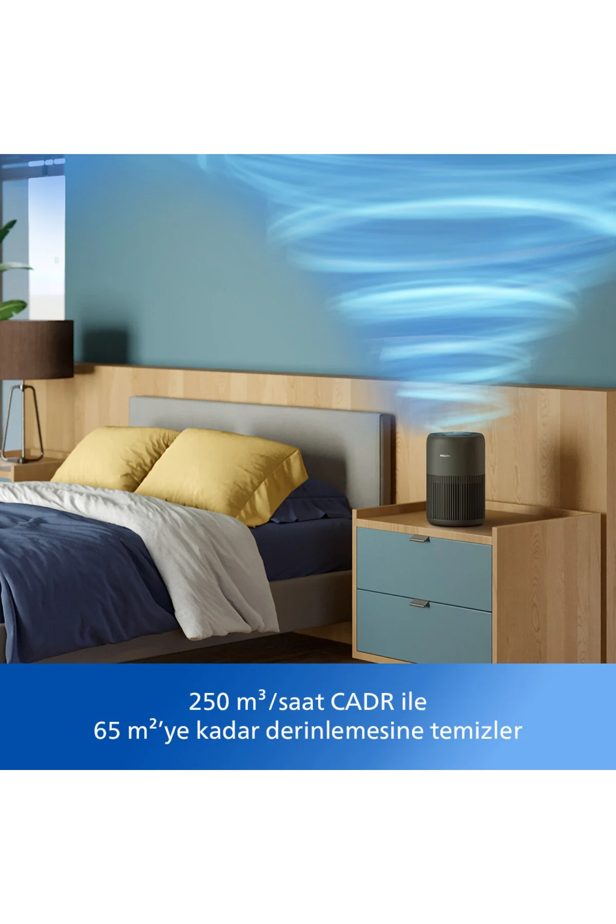 تصفیه کننده هوا دستگاه سری 900 موثر تا 65 متر مربع فیلتر هپا 3 لایه AC0951 13 اورجینال Philips