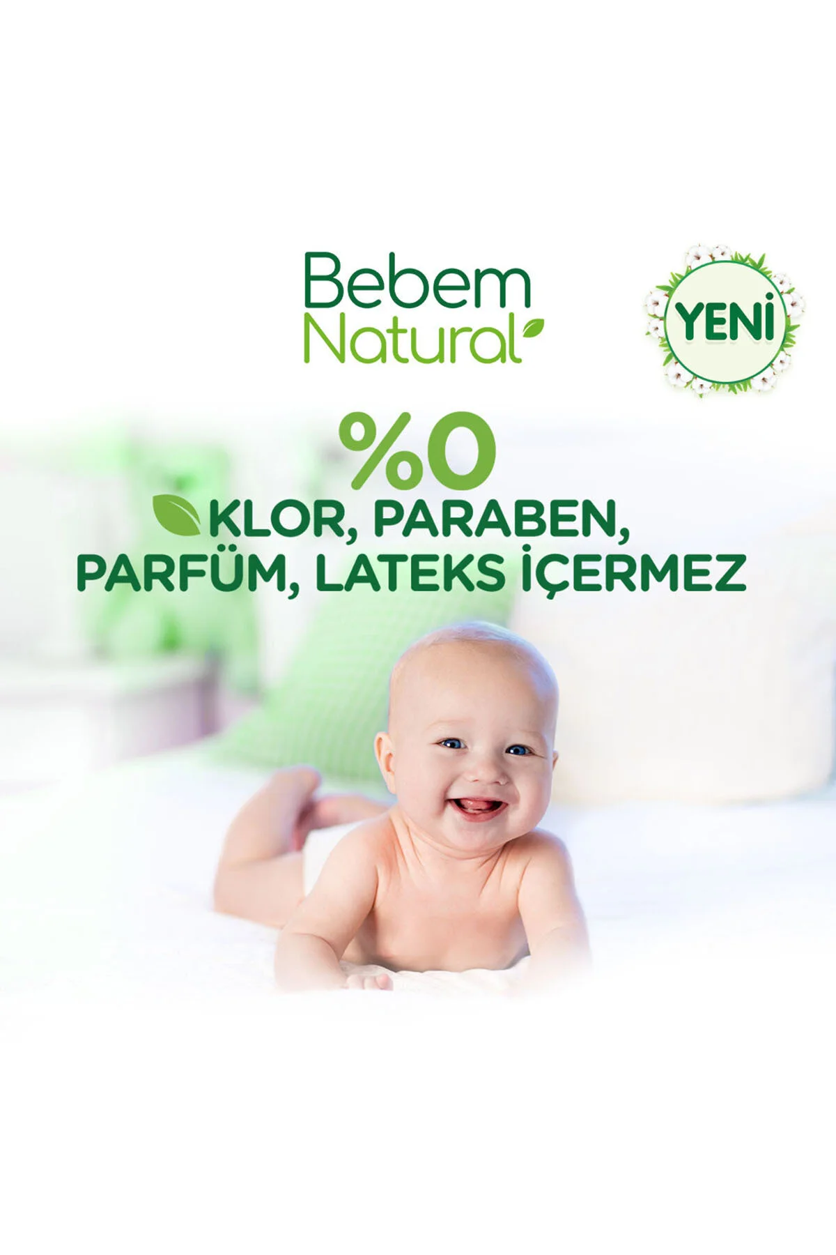 پوشک بچه سایز 3 میدی آپورچونیتی بسته 102 عددی اورجینال Bebem Natural