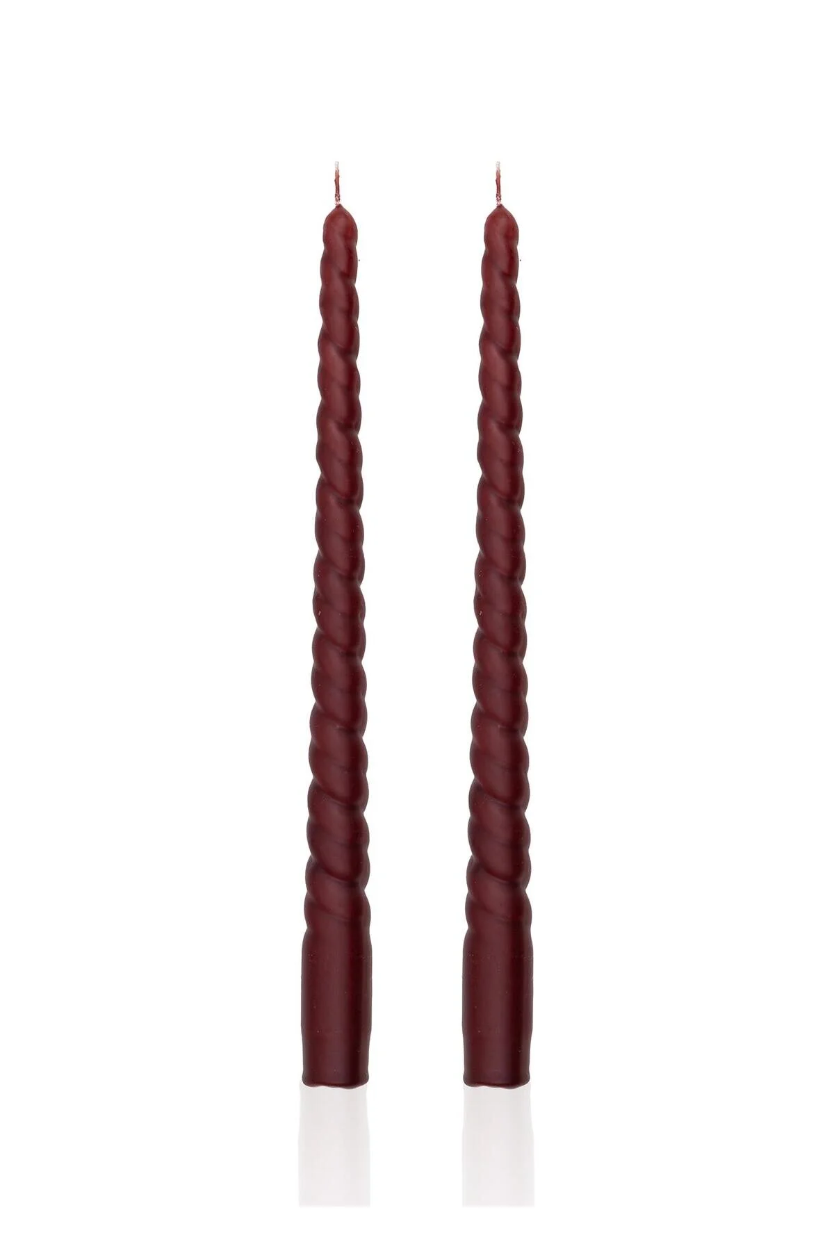 شمع و چراغ BURGU CANDLESTICK 2 مجموعه BURGUNDY 29 سانتی متر The Mia