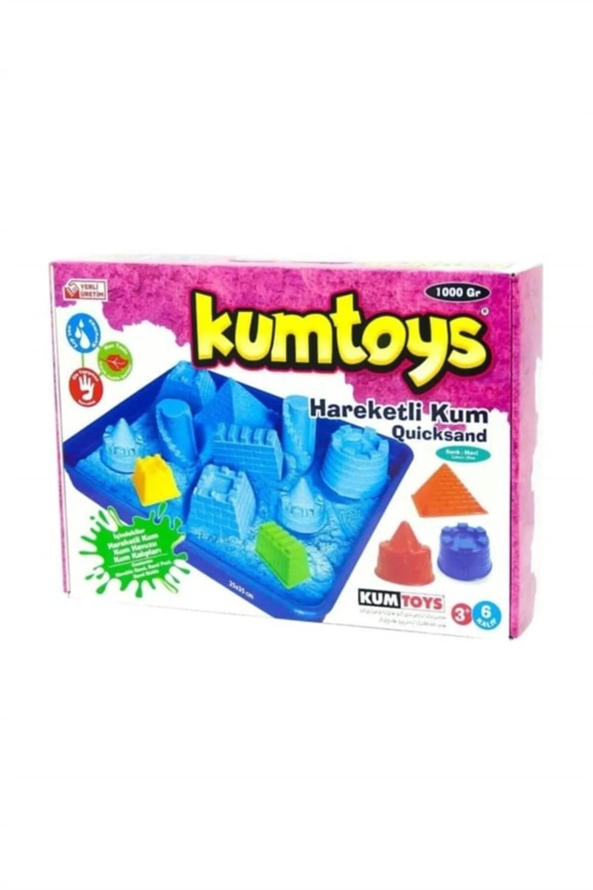 ست بازی مردانه و زنانه شن ماسه متحرک Kumtoys 8681049053299 Redka
