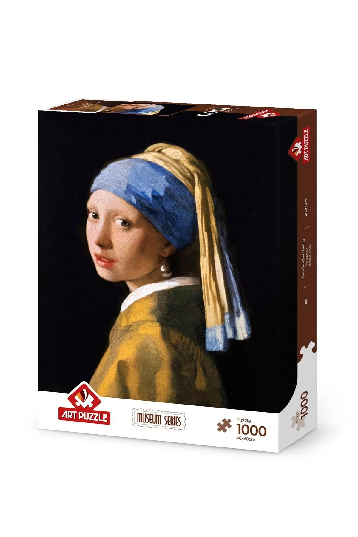پازل ۱۰۰۰ قطعه دختر با گوشواره مروارید آرت پازل Art Puzzle