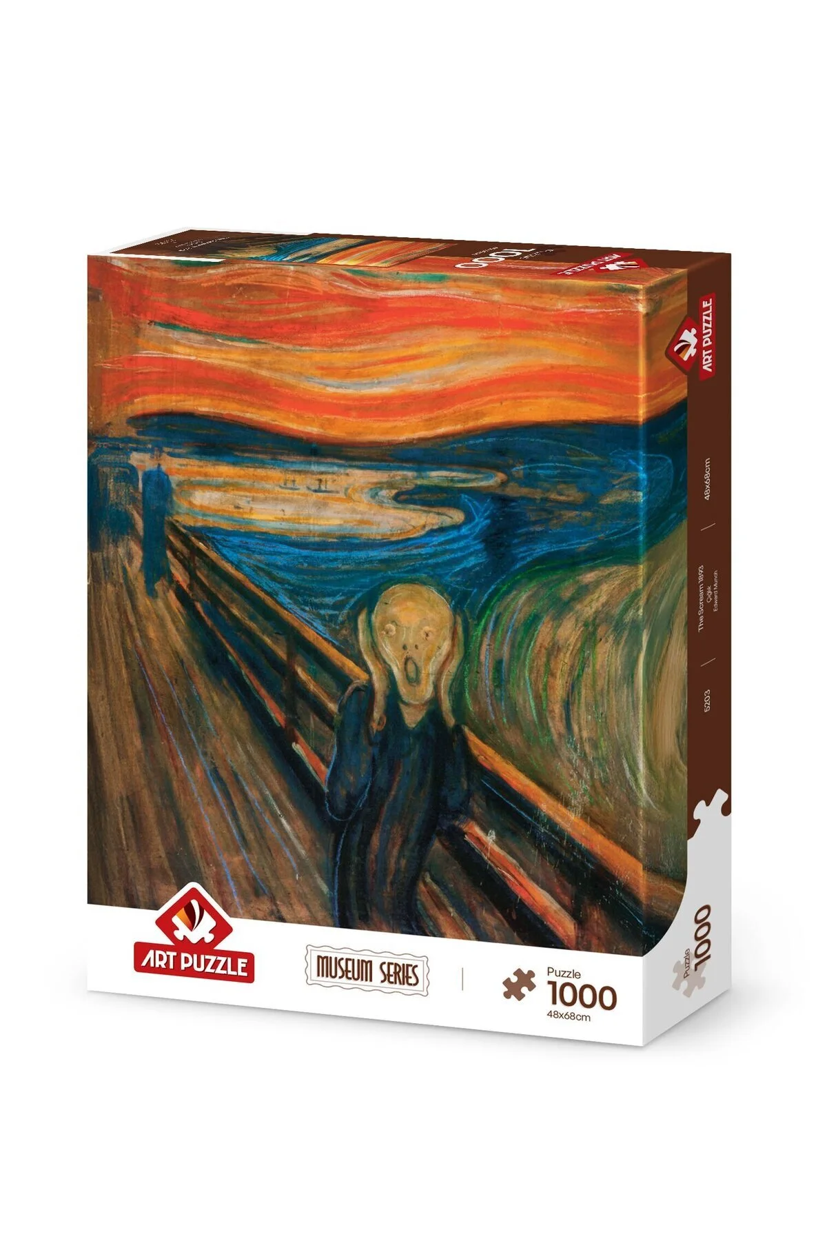 پازل برند: THE SCREAM, 1893 1000 PIECE PUZZLE دسته: از ترکیه Art Puzzle