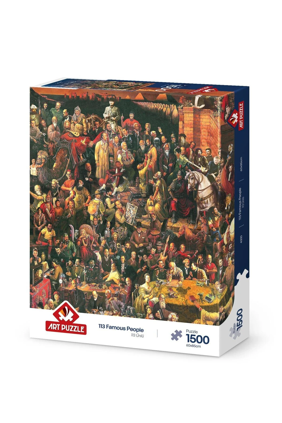 پازل نام تجاری: 113 سلبریتی 1500 قطعه دسته: و اره منبت کاری مویی کودکان از ترکیه Art Puzzle