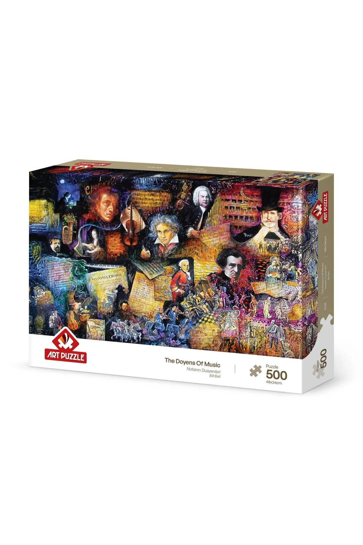 پازل جانبازان 500 قطعه NOTE اورجینال ارت Art Puzzle
