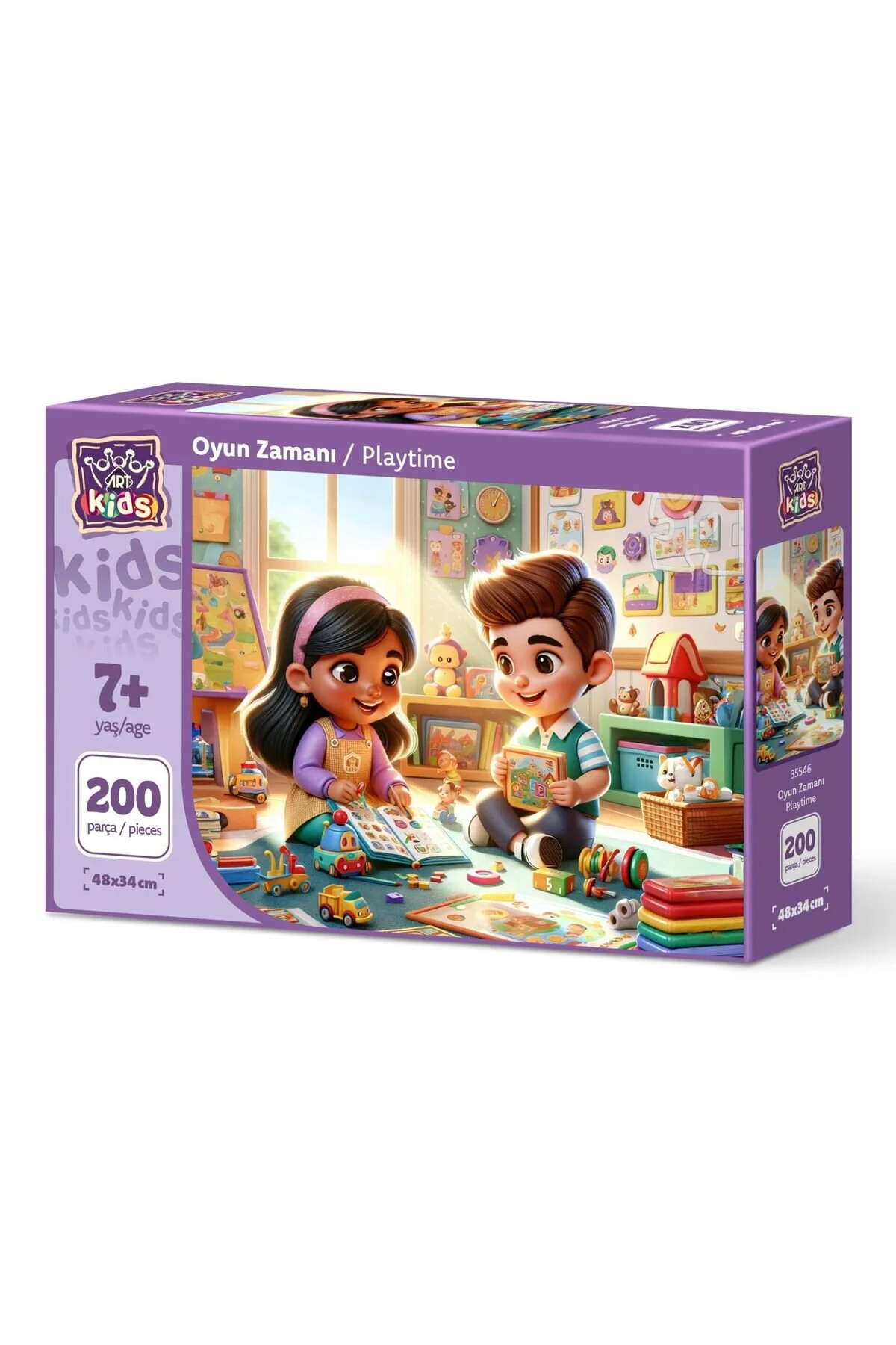 پازل ها و یاپبوزهای کودک دخترانه پسرانه بچگانه ART CHILDREN PLAY TIME 200 قطعه اورجینال ارت Art Puzzle