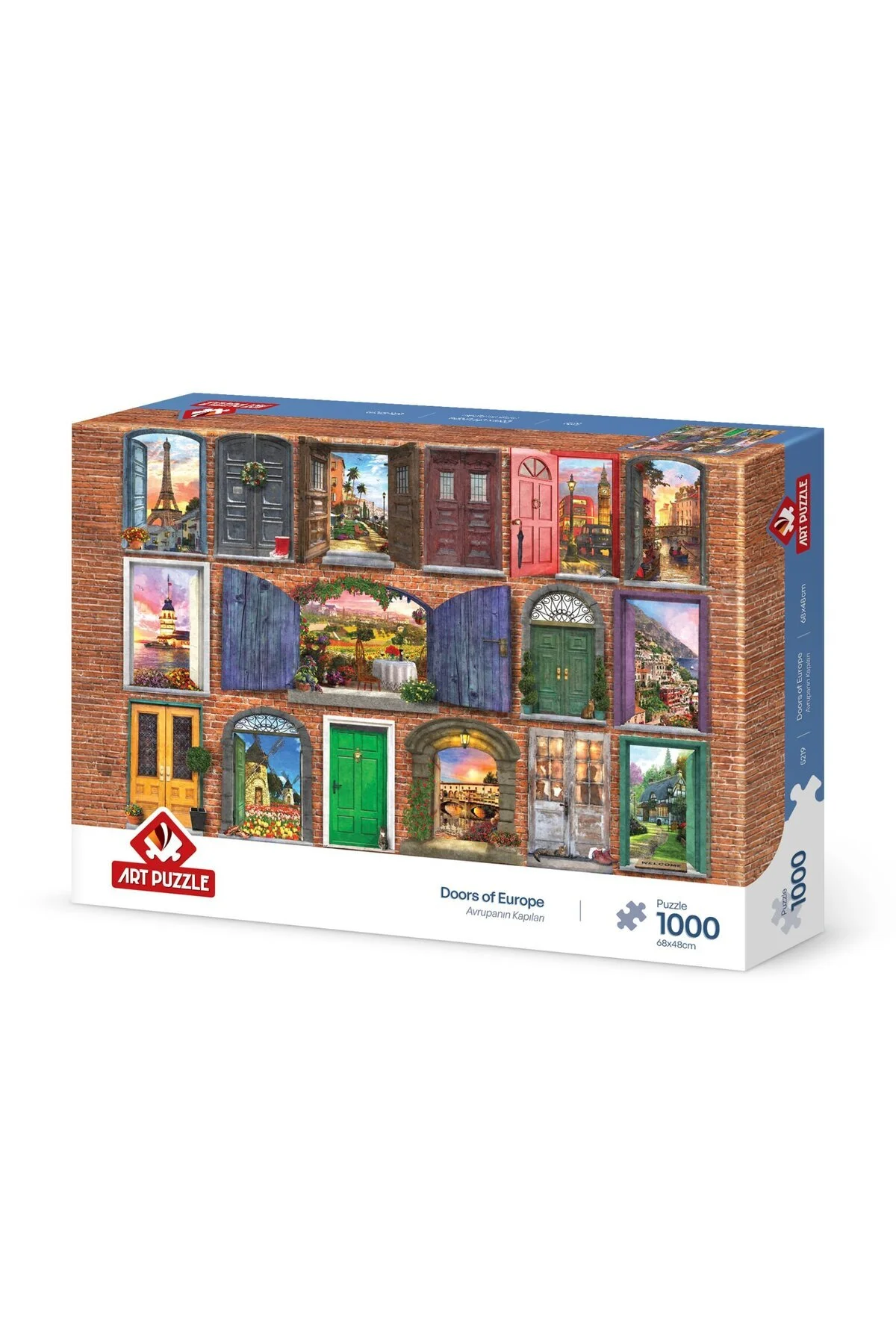پازل 1000 تکه DOORS OF EUROPE از ترکیه Art Puzzle