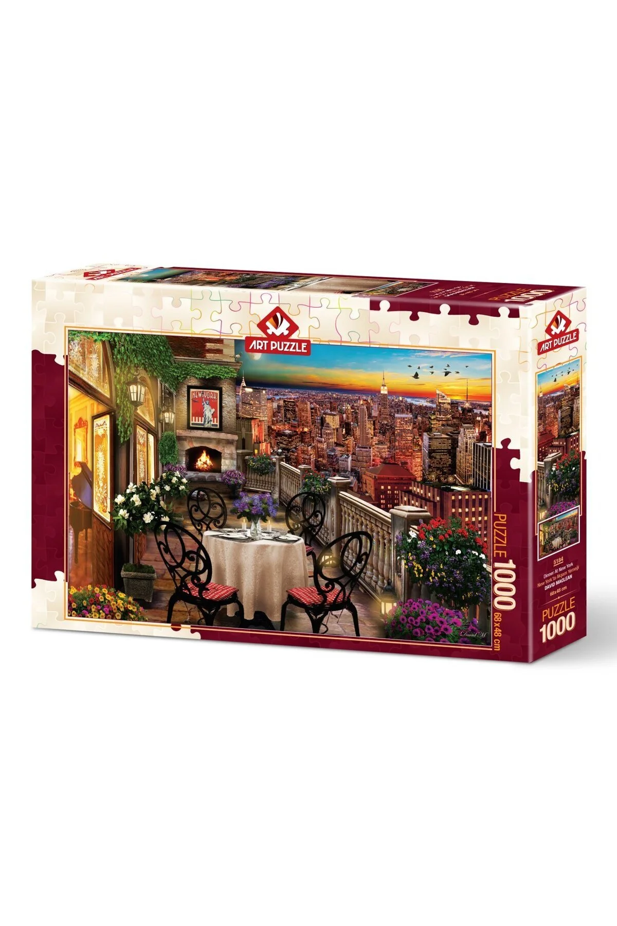 پازل شام 1000 تکه در نیویورک از ترکیه Art Puzzle