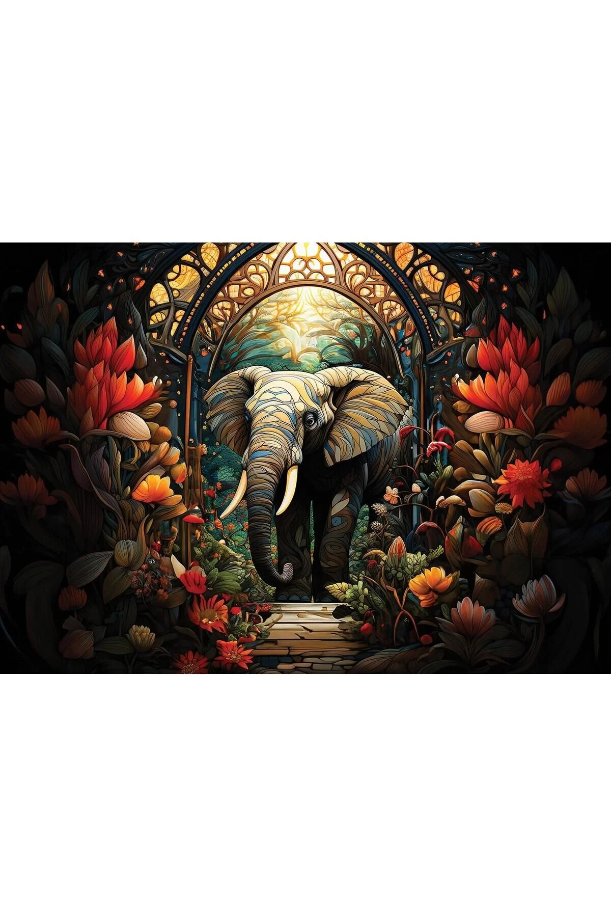 پازل محافظ 1000 قطعه گل 5254  Art Puzzle