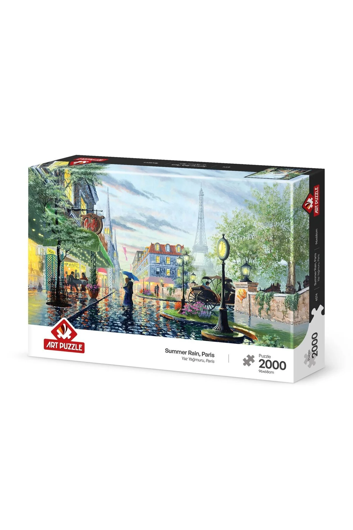 پازل تابستان باران پاریس 2000 +15 سن اورجینال ارت Art Puzzle