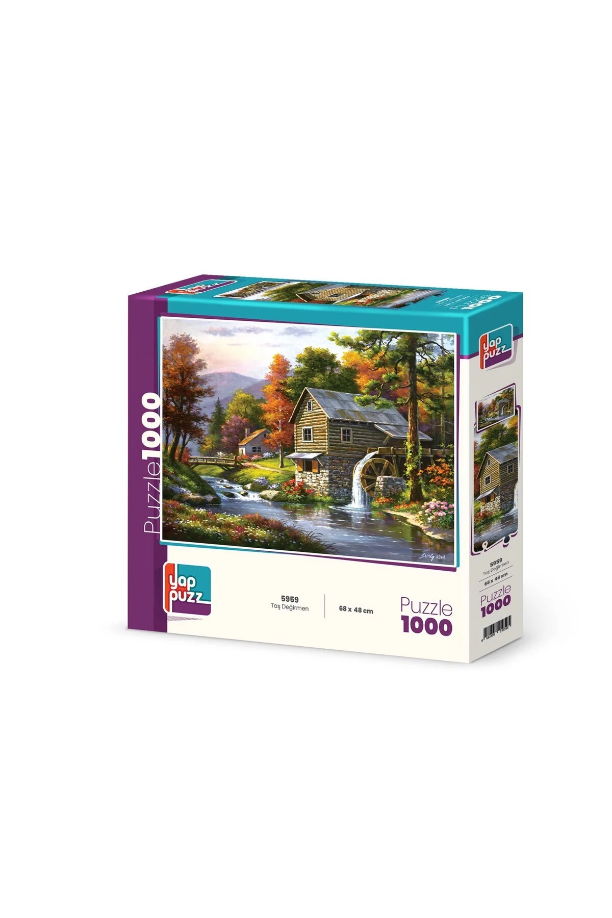 پازل 1000 تکه آسیاب سنگی YAPPUZZ Art Puzzle