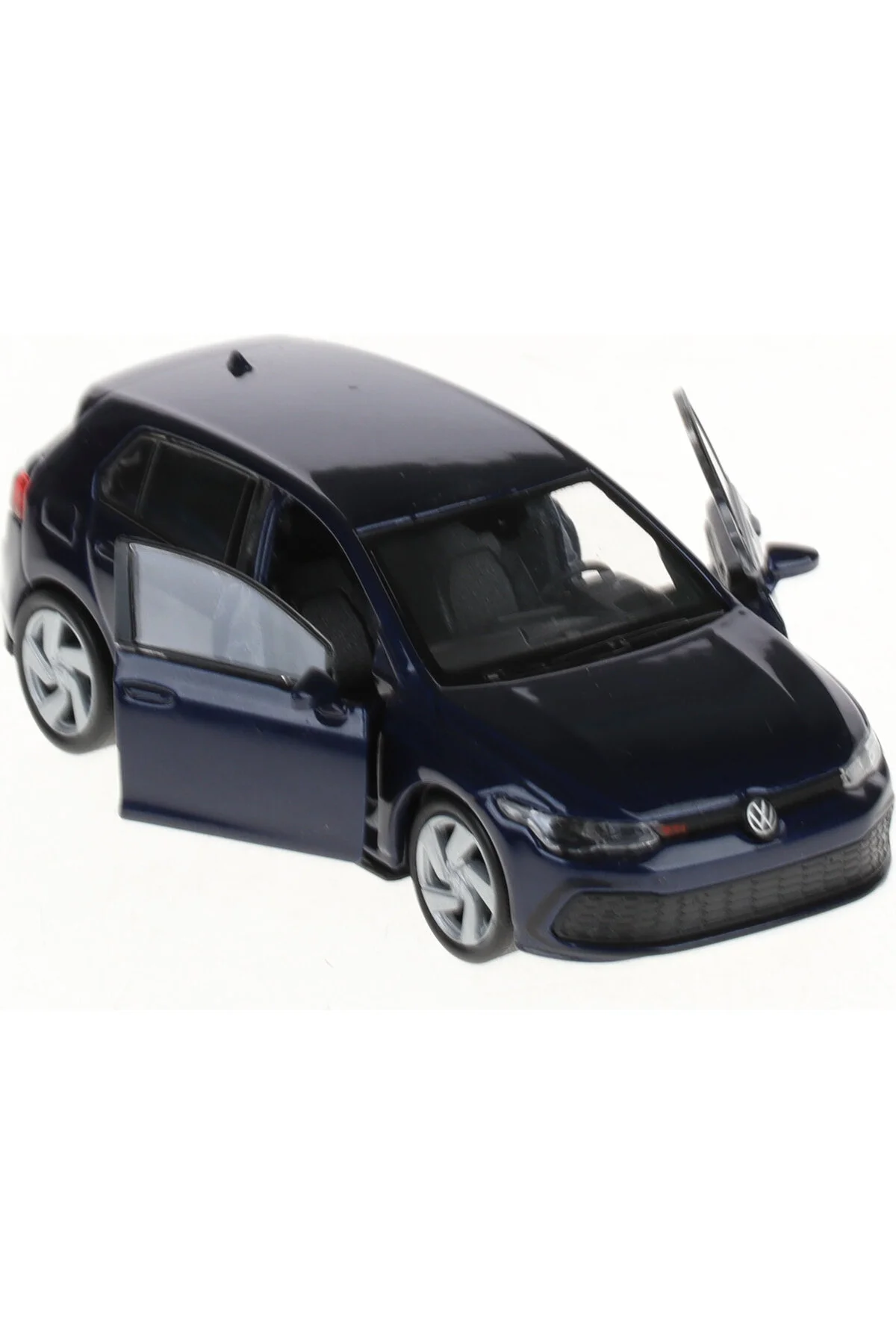 مدل خودرو آبی ماکت ویترین اسباب بازی 1:36 Golf 8 Metal Czech Leave Model  WELLY