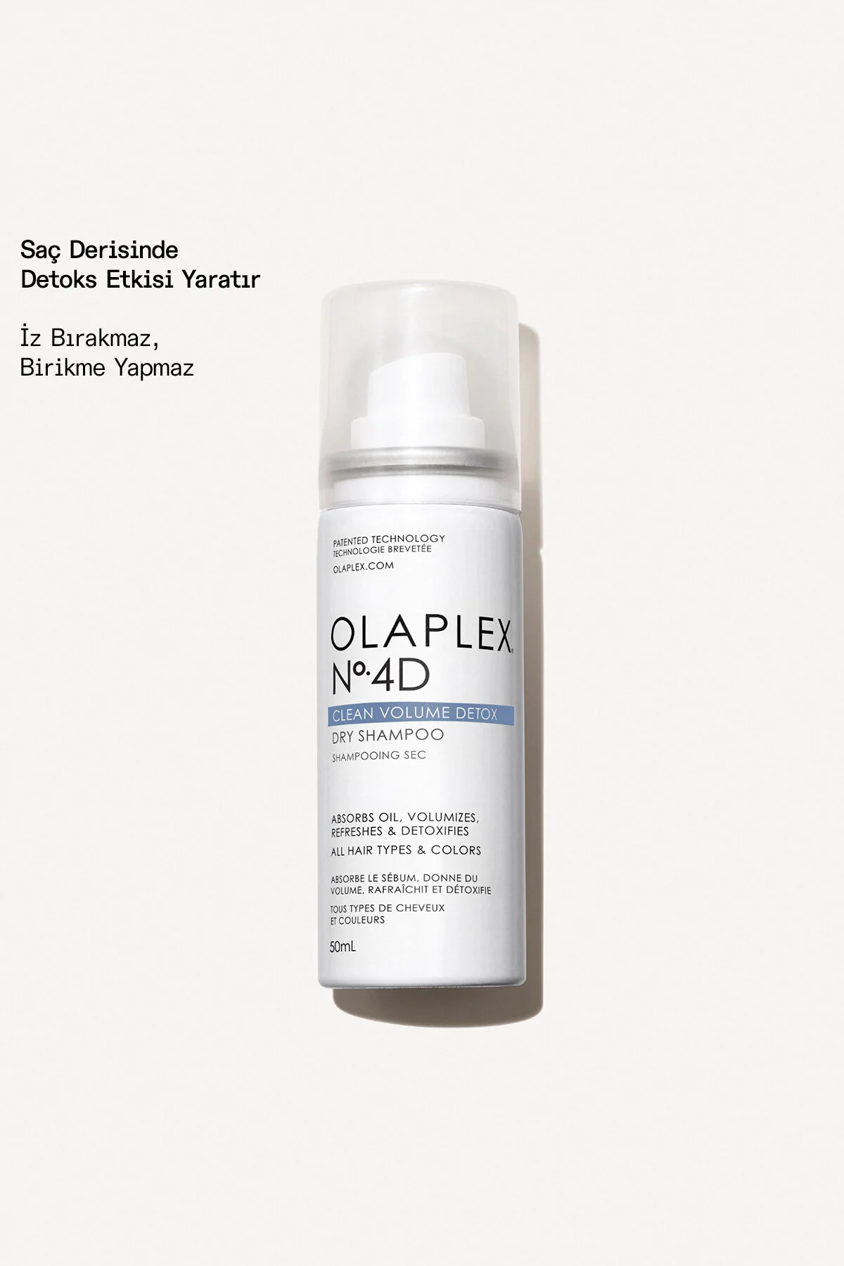 Olaplex شامپو خشک تصفیه حجم دهنده No. 4D شامپو خشک موثر تصفیه حجم دهنده 50 میلی لیتر