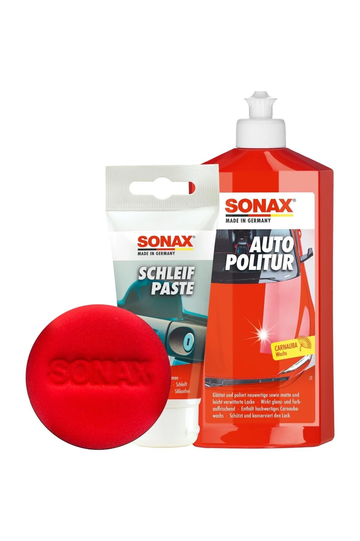 ست نگهداری خودرو تنظیم سریع و آسان خراش صیقل دادن ECO Sonax