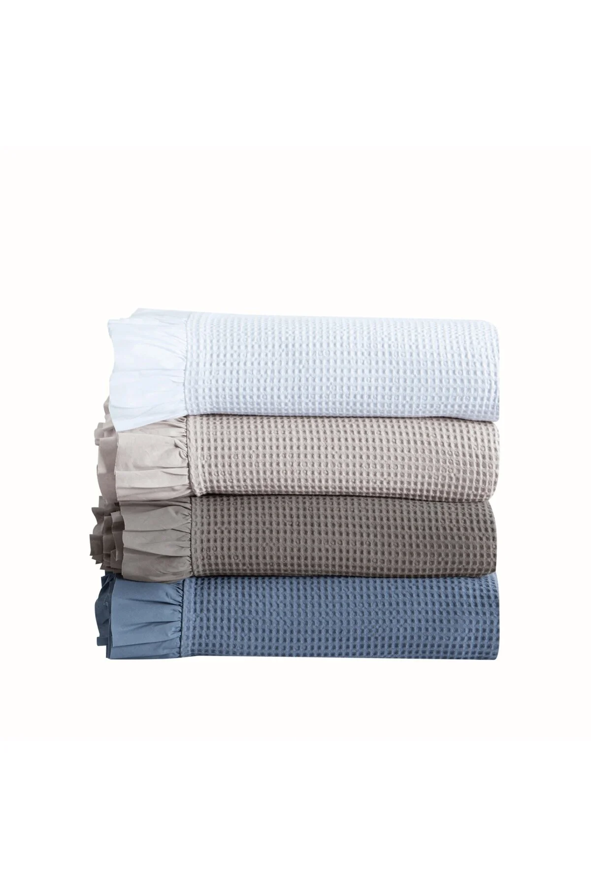 روتختی دو نفره خاکستری ست بی اس پی سنگ Linens