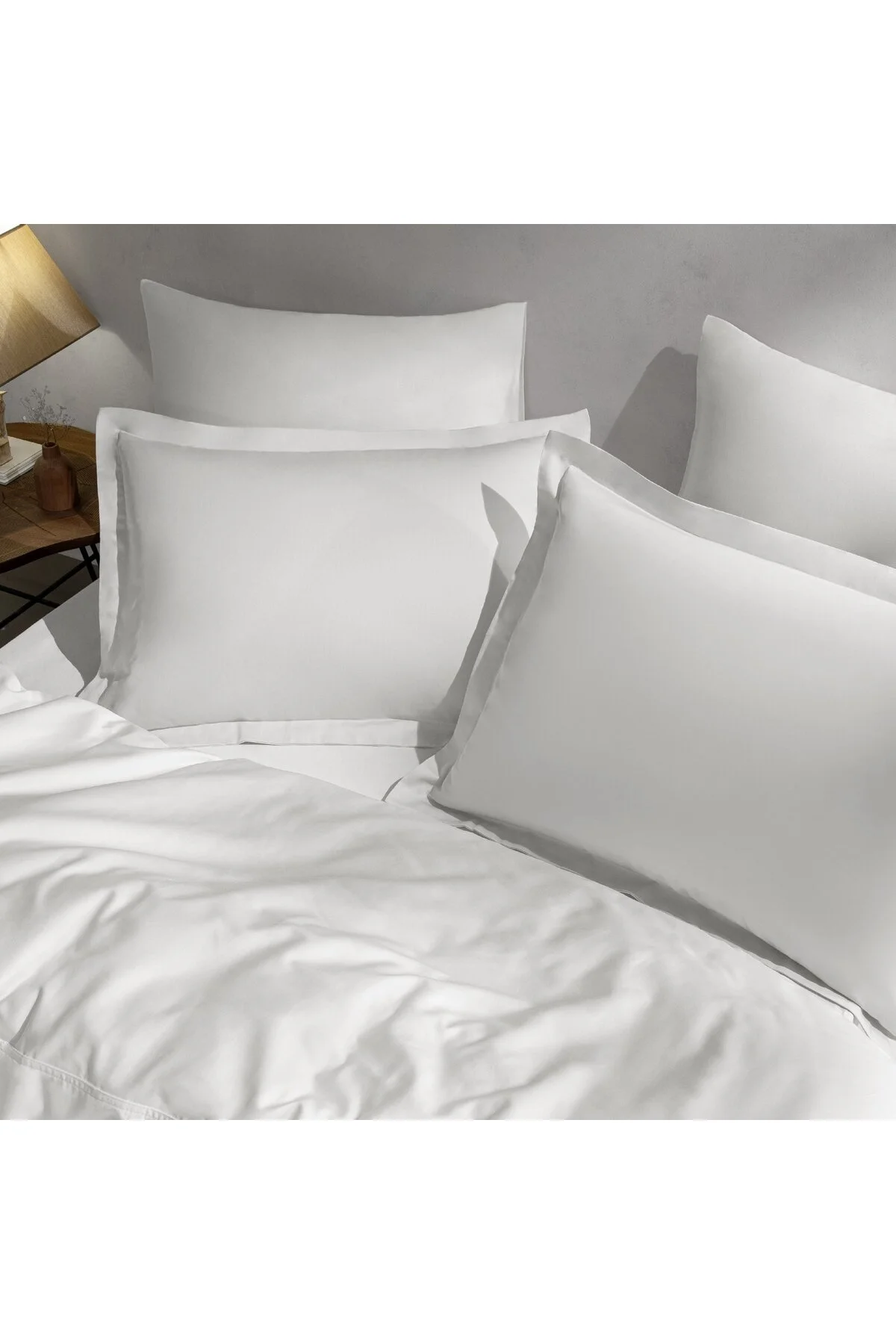 روبالشی مخلوط و مطابقت با پنبه 2 قطعه بالش مجموعه Ecru  Linens