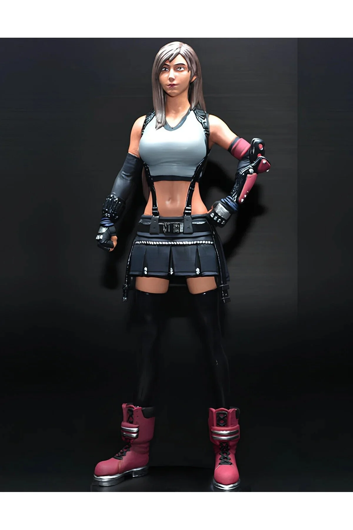 فیگور FINAL FANTASY TIFA LOCKHART FIGURE PRINCESS ROSA OBJECT بزرگ سایز 25 سانتی متر FOLİNZA