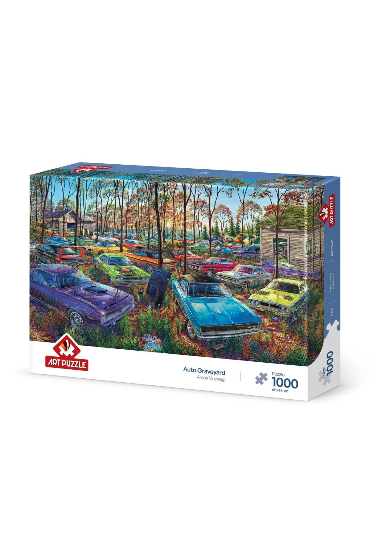 پازل 1000 قطعه گورستان ماشین 5269  Art Puzzle