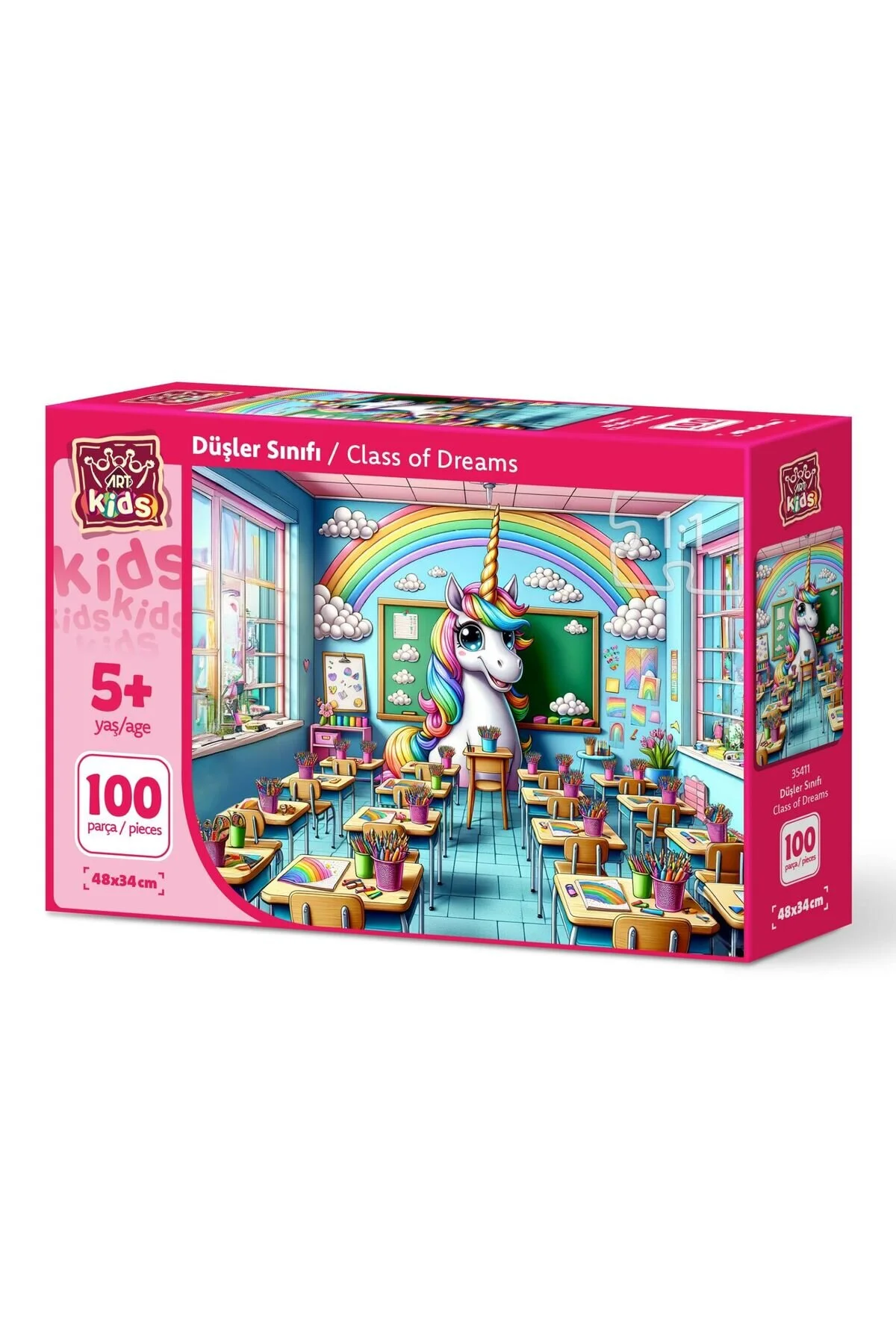 پازل ها و یاپبوزهای کودک دخترانه پسرانه بچگانه ART CHILDREN DREAMS کلاس 100 قطعه اورجینال ارت Art Puzzle