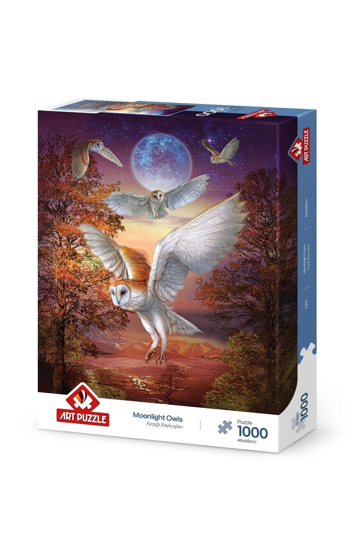 پازل 1000 تکه جغد مهتاب از ترکیه Art Puzzle