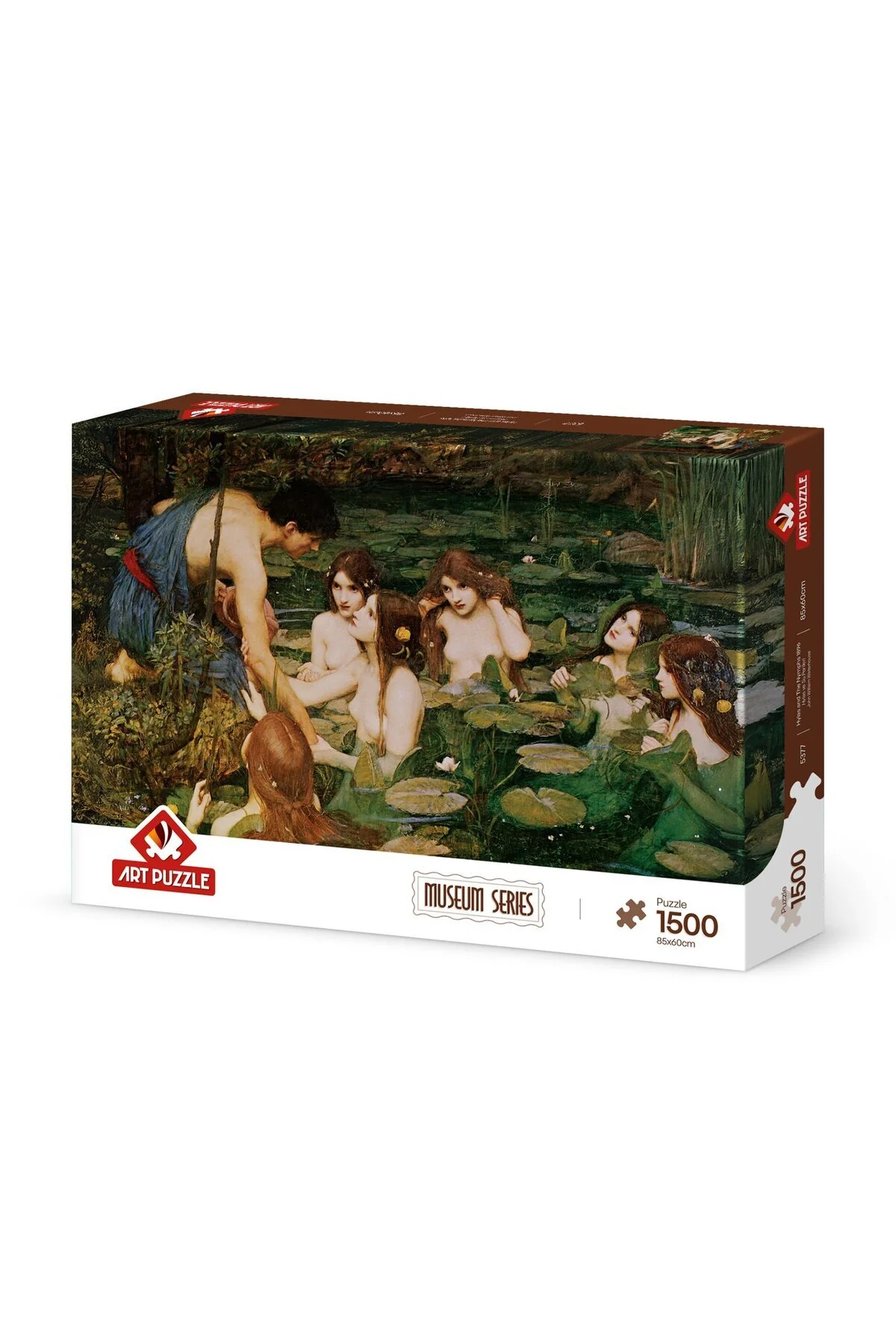 پازل HYLAS AND THE NYMPHS, 1896 1500 PIECES PU Art Puzzle