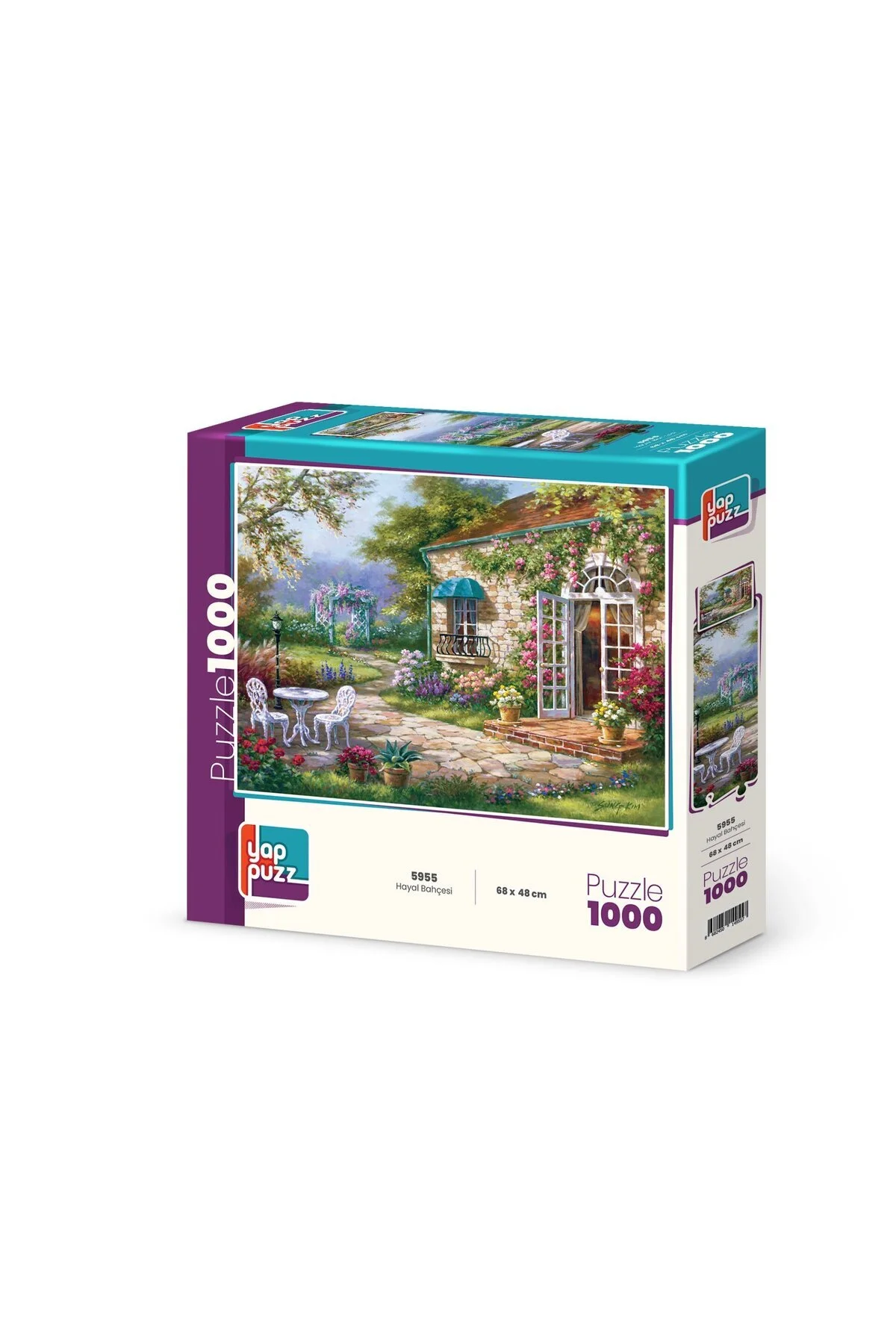 پازل 1000 تکه باغ رویایی YAPPUZZ Art Puzzle