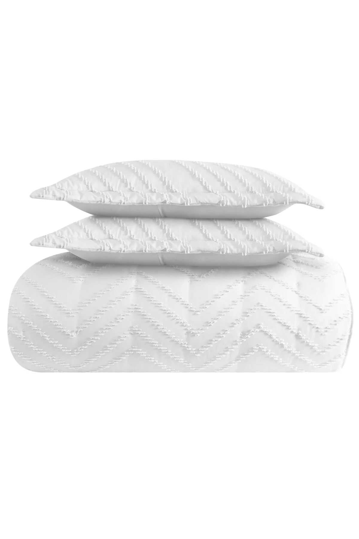 روتختی دو نفره سفید مجموعه Borneo Linens
