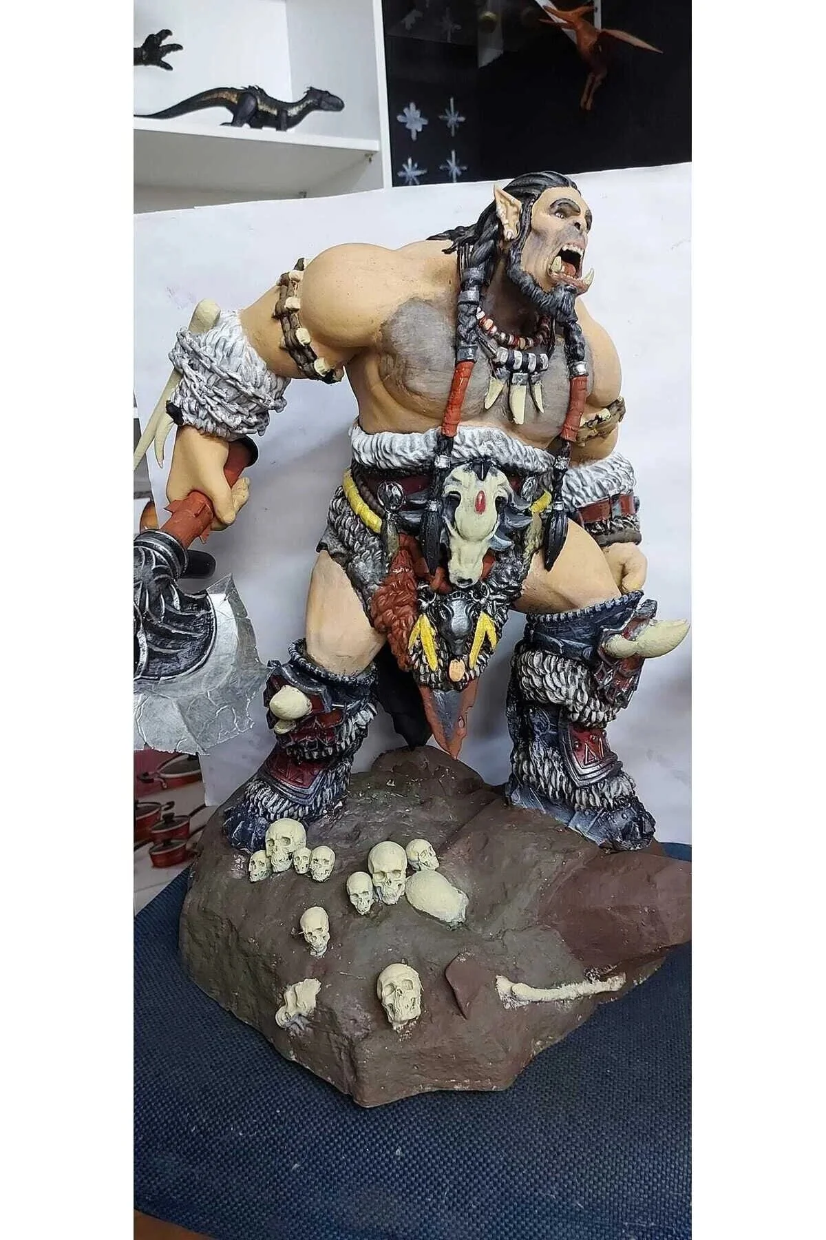 فیگور WORLD OF WARCRAFT DUROTAN FIGURE WOW OBJECT 25CM LARGE SIZE FOLİNZA