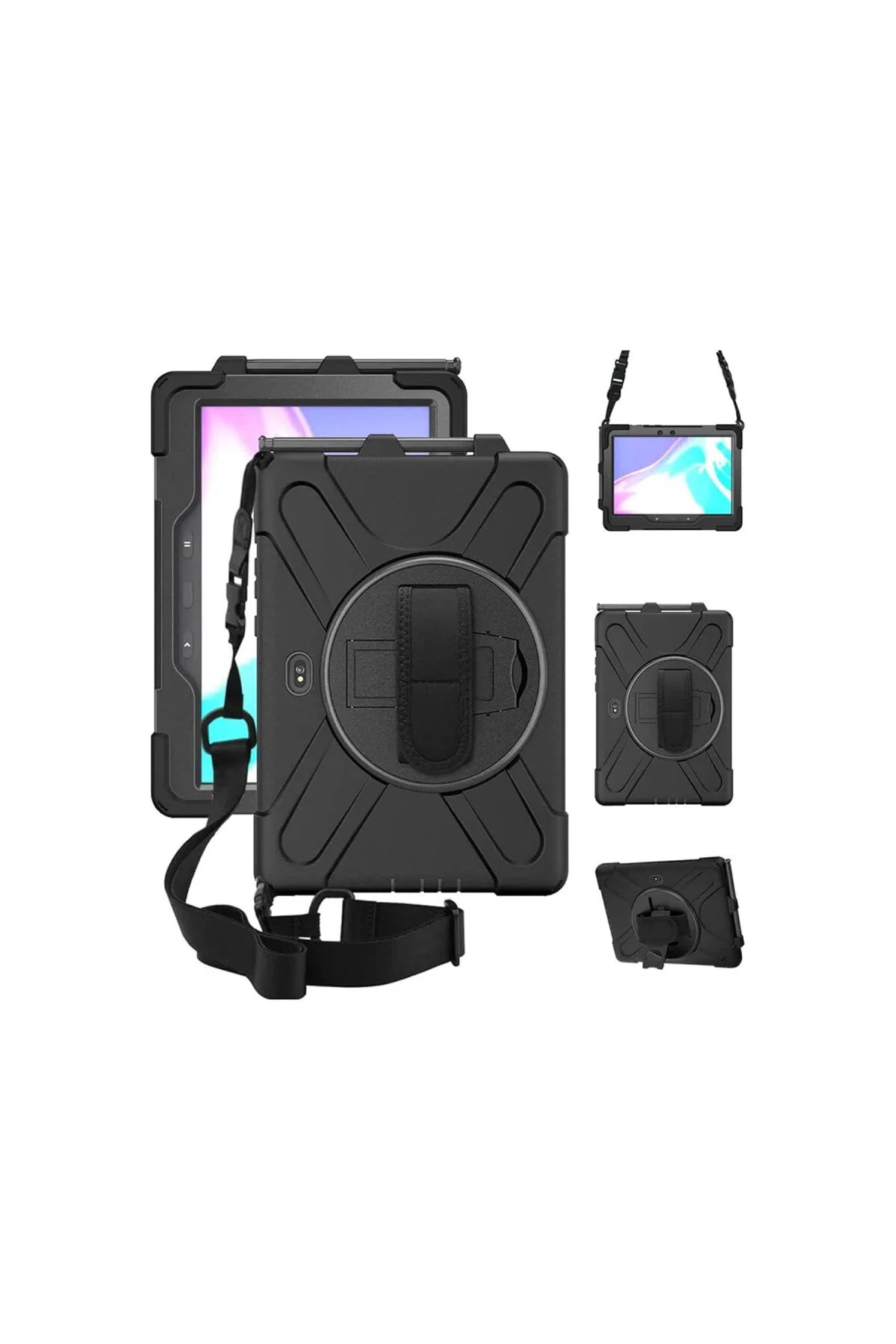 کاور تبلت جلد شگفت انگیز SAMSUNG GALAXY TAB ACTIVE 4 PRO CASE مشکی magicool