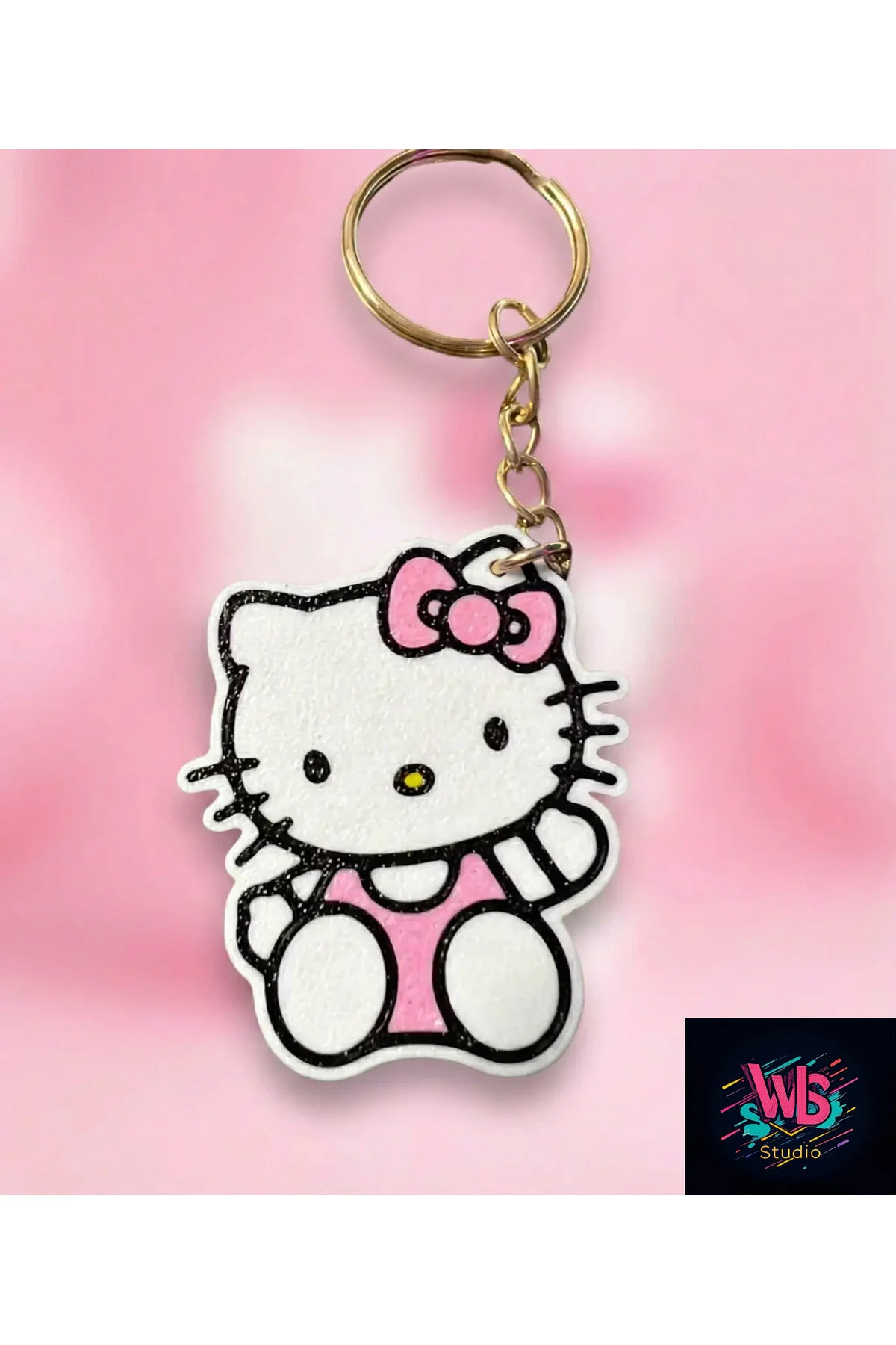 جلیقه کلید جاکلیدی ناز HELLO KITTY اورجینال WLS studio