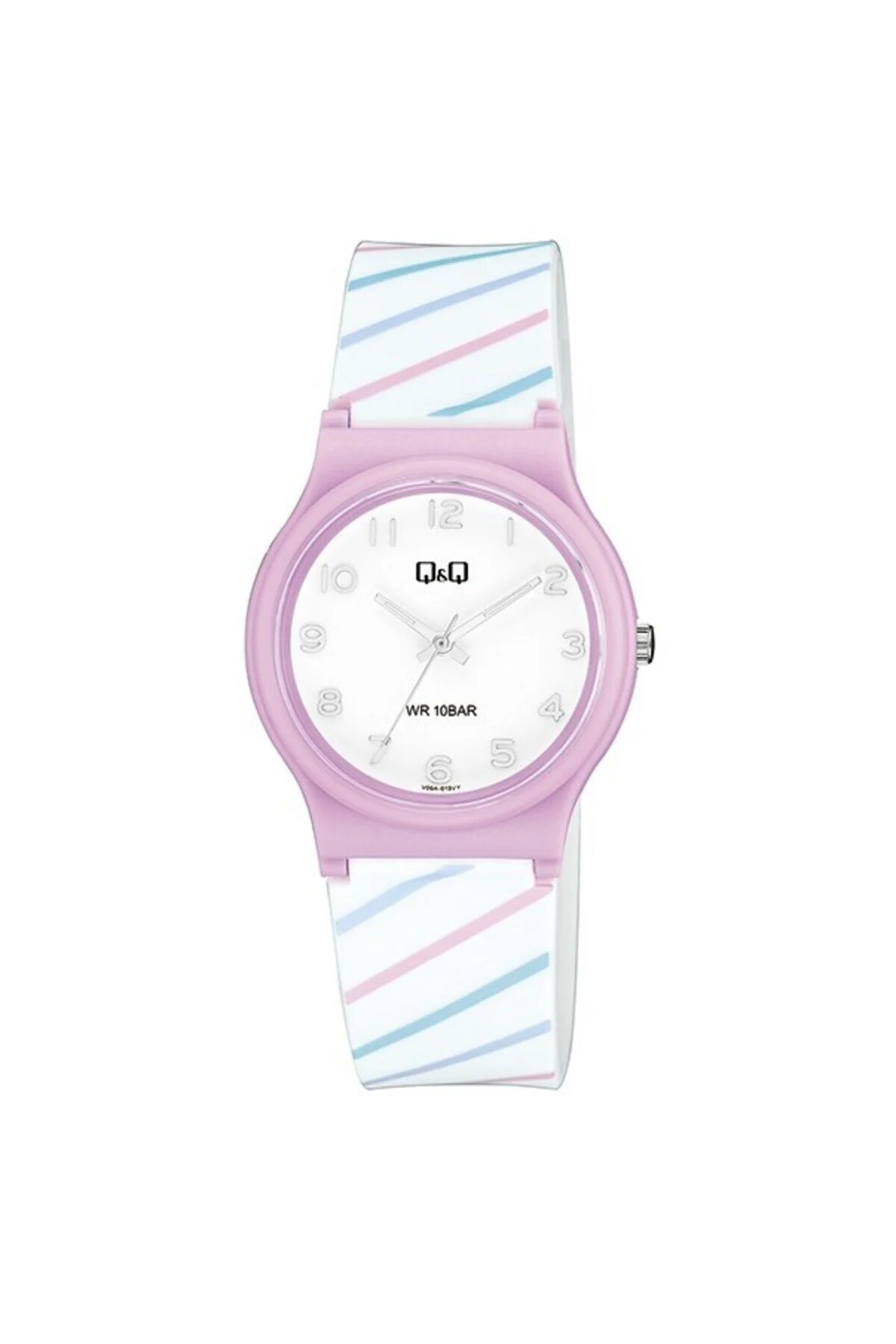 ساعت مچی کودکانه ضد اب ۱۰ اتمسفر UNISEX V06a-013vy کیو اند اورجینال Q&Q
