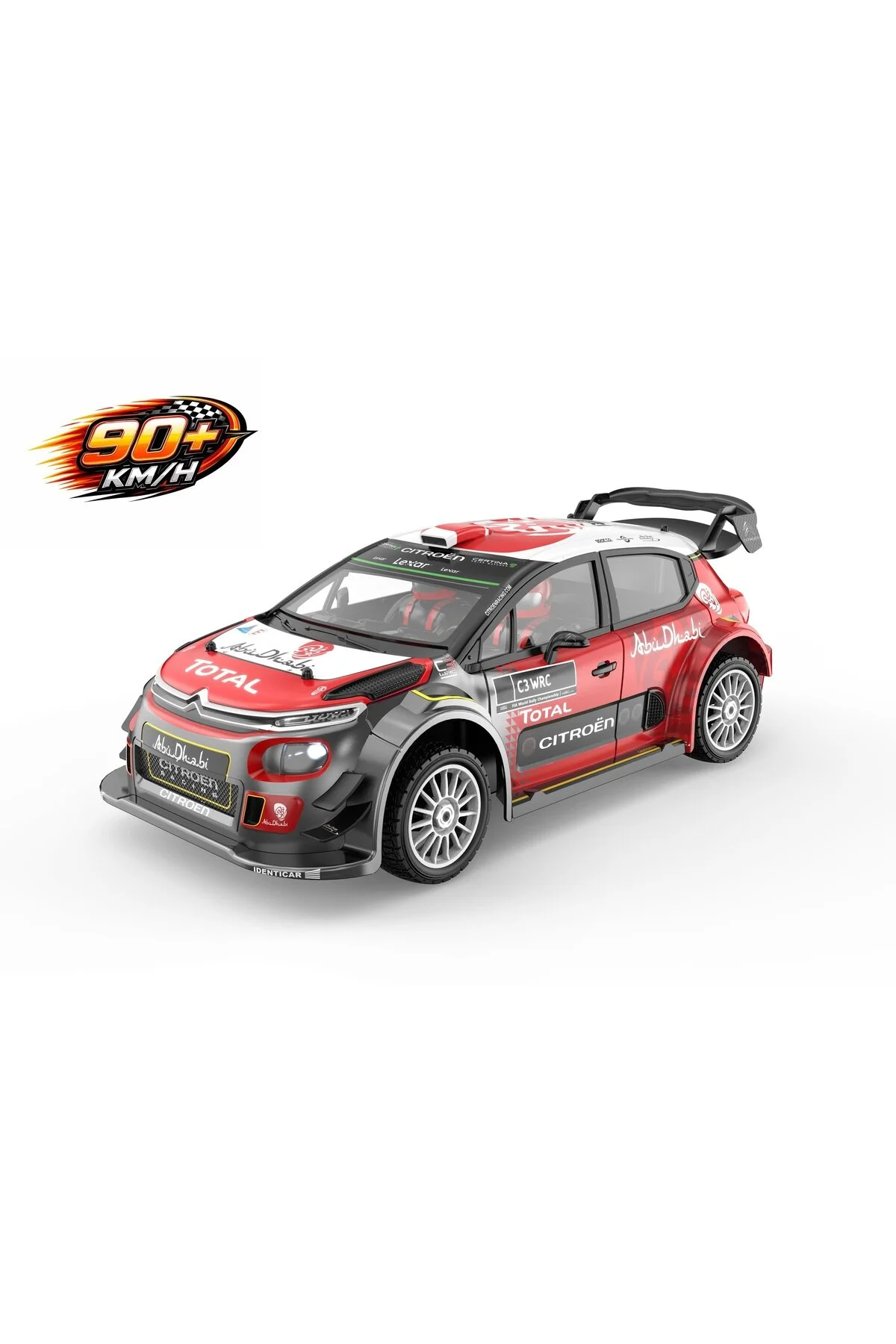 موتور براشلس 1 7 سیتروئن C3 WRC 7303 HYPER GO 4X4 و ESCLI ضد آب 2.4 گیگاهرتز. وسیله نقلیه رالی RC از ترکیه MJX