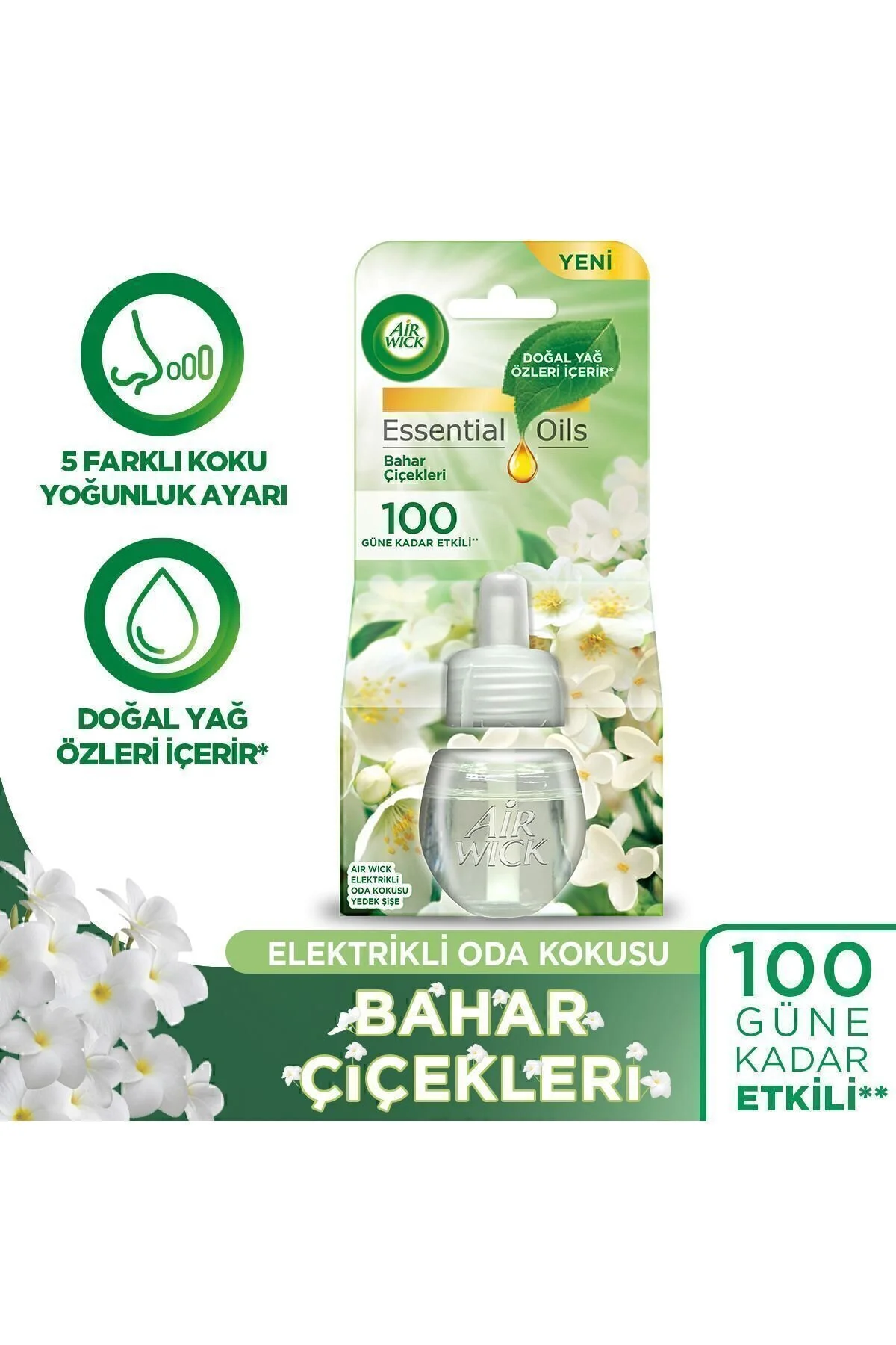 بوگیر و تصفیه کننده هوا مجموعه بوی اتاق برقی بطری یدکی X 3 قطعه Air Wick