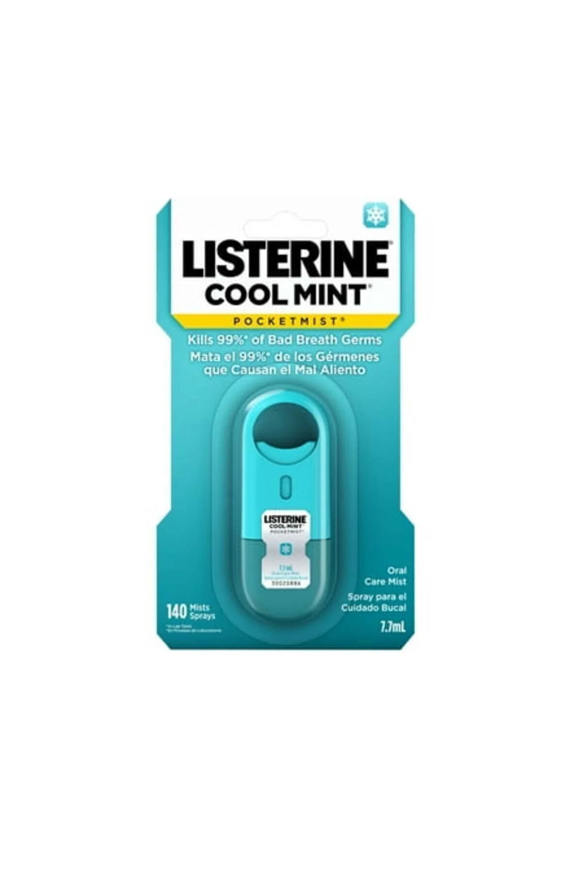 دهان شویه اسپری کول نعناع ITH LISTERIN POCKETMIST 7.7 میلی لیتر اورجینال Listerine