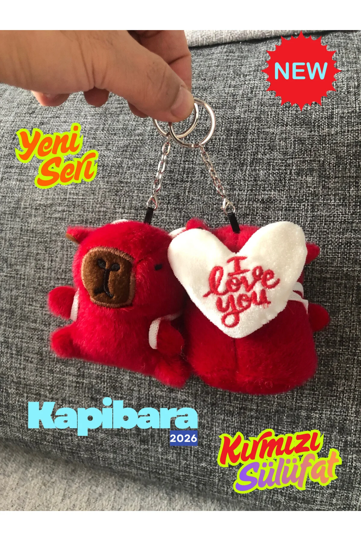 اسباب بازی های پشمی مخمل خواب دار زیبا کاپیبارا داخل نرم جاکلیدی مخملی CAPYBARA فیگور synshop