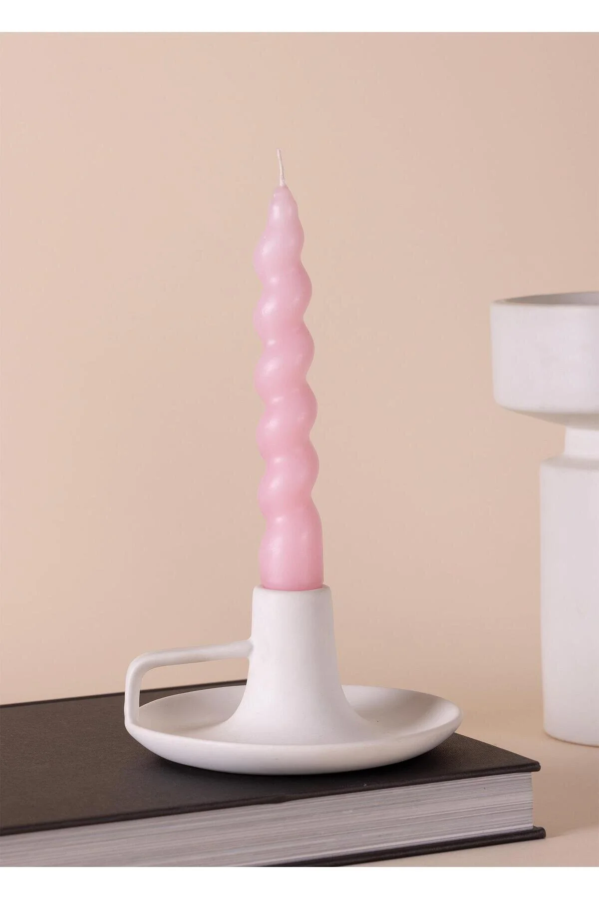 شمع و چراغ BURGU CANDLESTICK 2LI مجموعه سرخ 17 سانتی متر The Mia