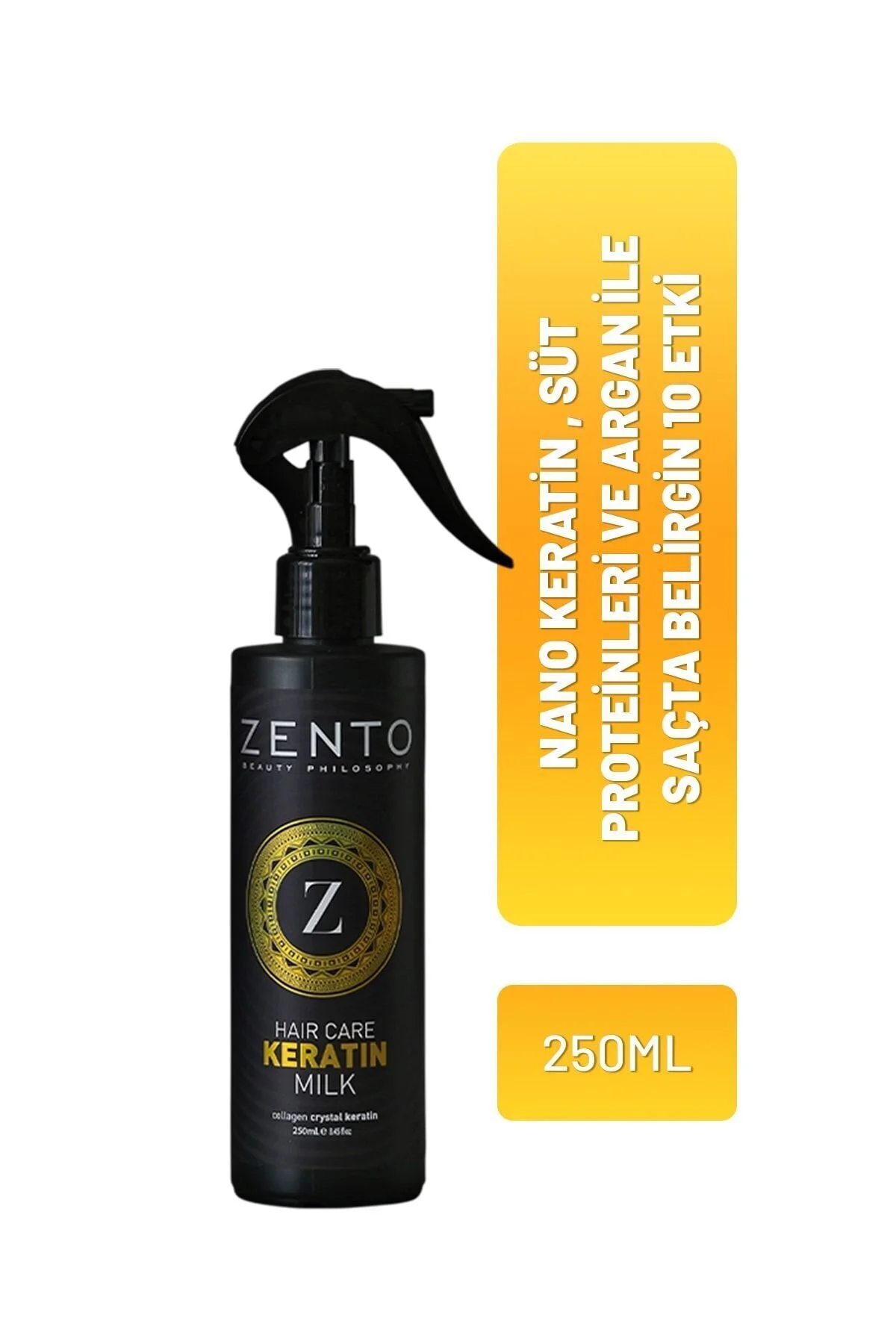 ست مراقبت مو شیر کراتینه از فوری 250 میل ZENTO
