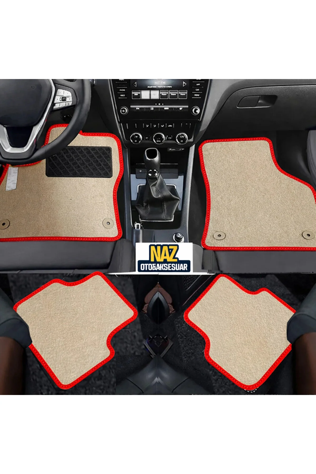 کفپوش خودرو مدل Opel Insignia 2008-2013 با طراحی خاص و رنگ بژ NAZ OTO